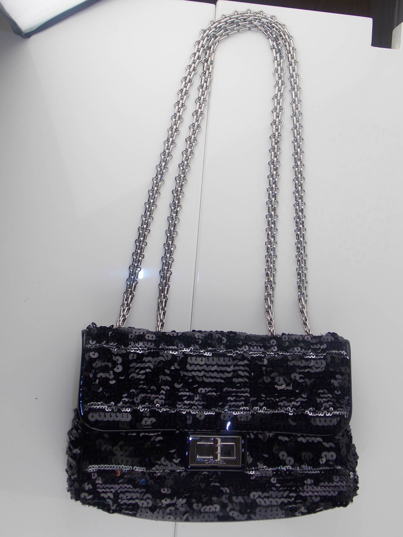 Black Chanel 'Reissue Embellishment Purse'