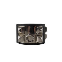 Hermes Collier de Chien Black Bracelet