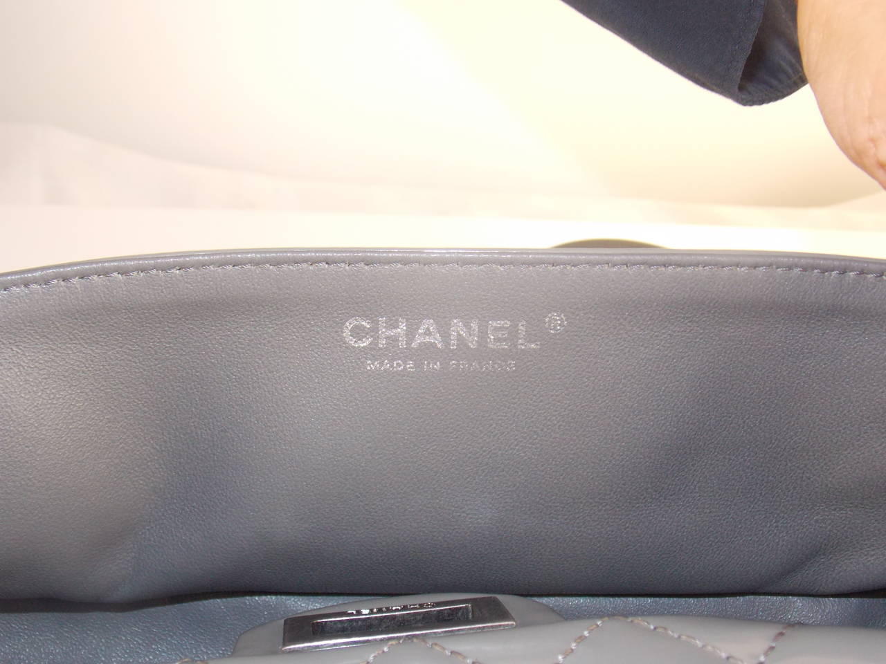 Chanel Patent Leather Clutch with Chain Strap 1