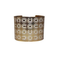Chanel 'Coco' Cuff Bracelet