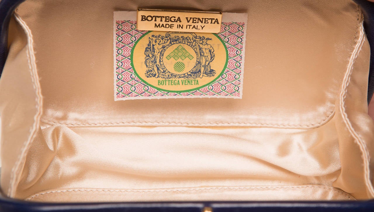 Bottega Venetta Multi Colored Clutch In Excellent Condition In Bridgehampton, NY