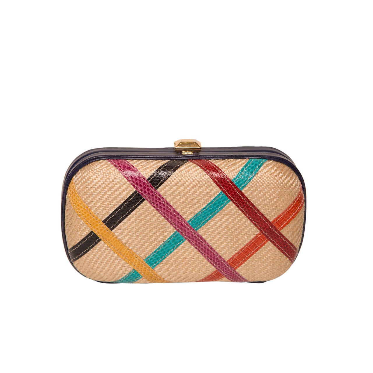 Bottega Venetta Multi Colored Clutch