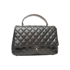 Chanel Black Caviar Jumbo Kelly Bag