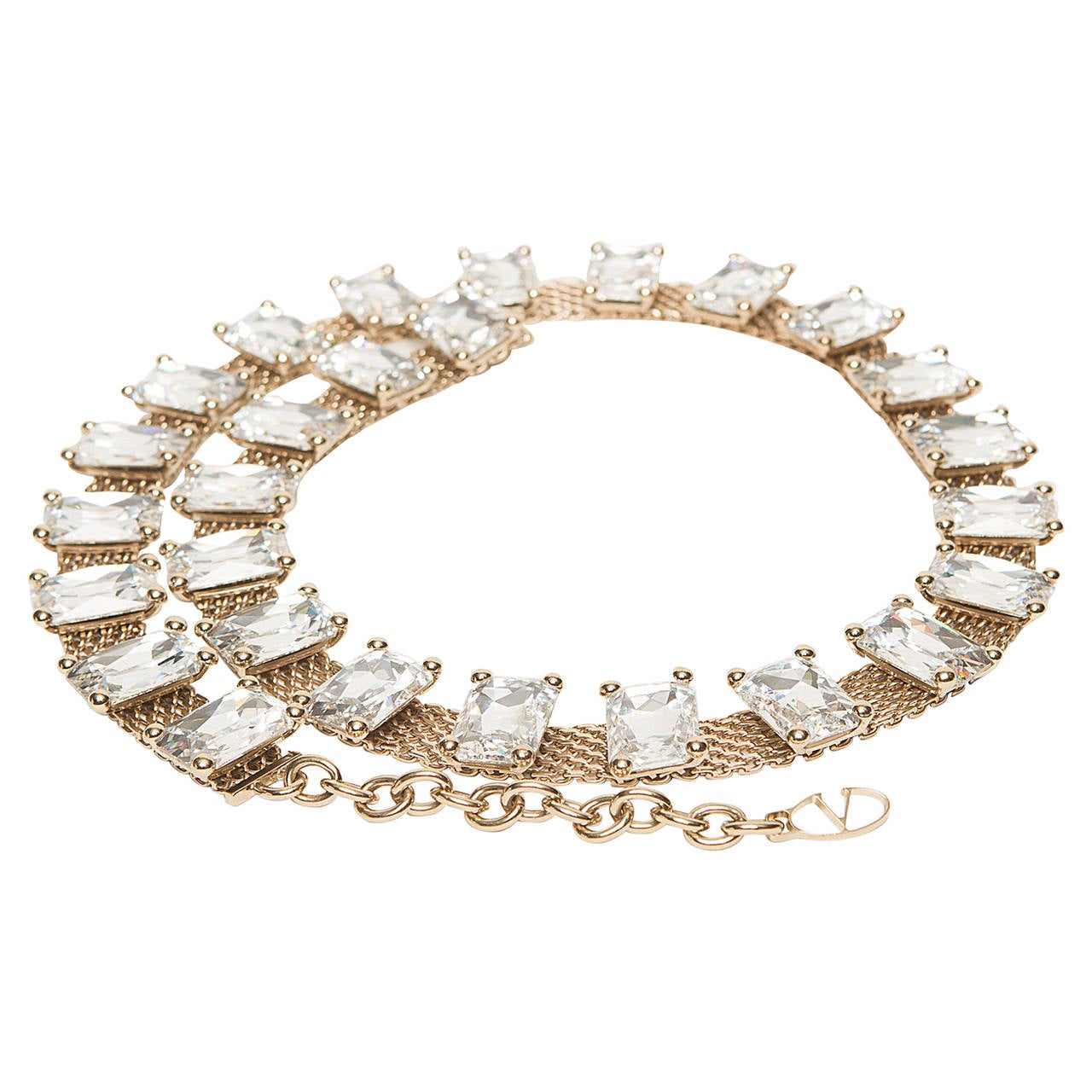 Valentino Crystal Chain Belt For Sale at 1stDibs valentino chain belt