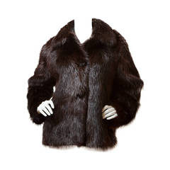 Used PRADA Beaver Fur Coat