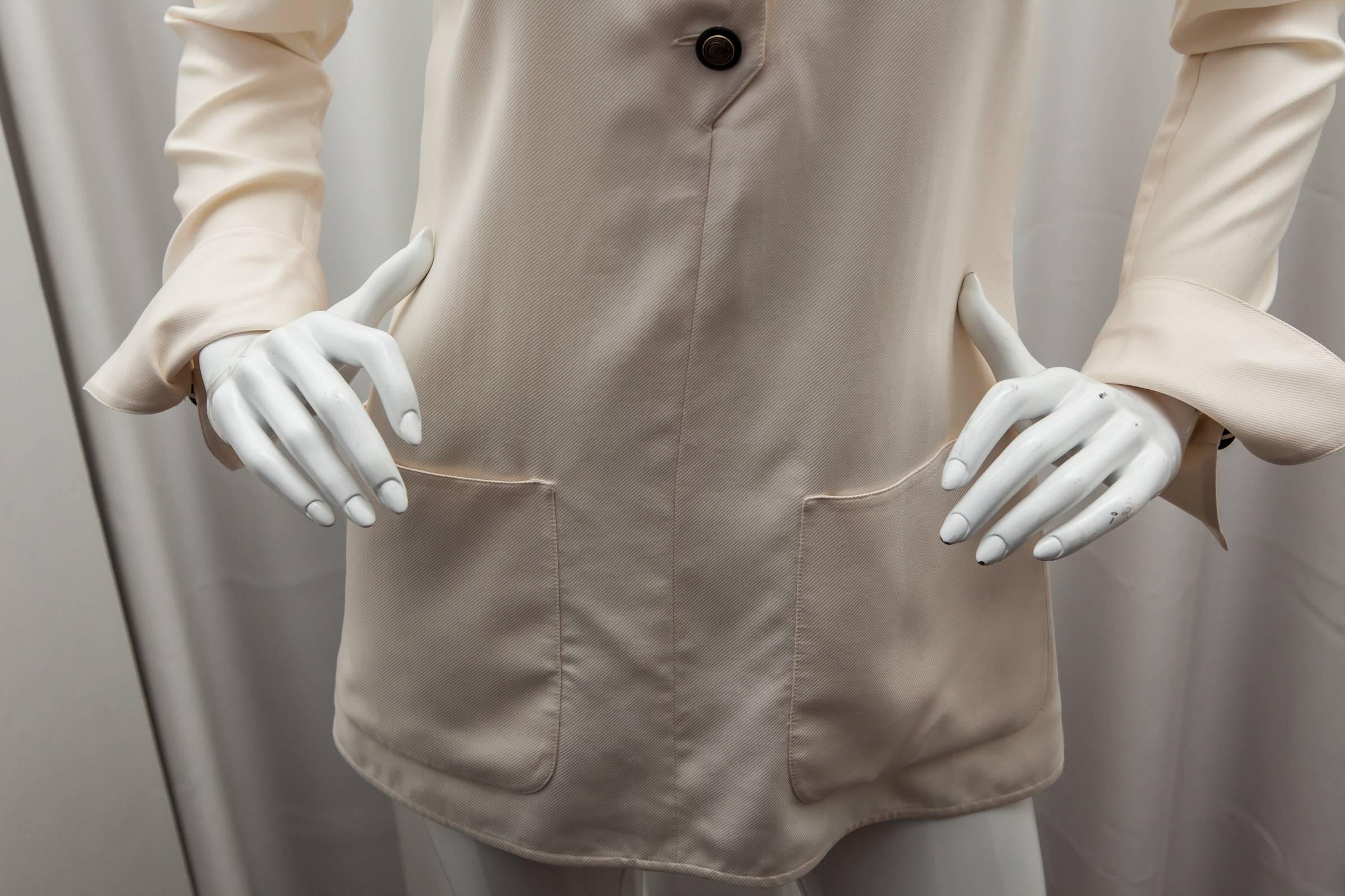 Valentino Boutique Cream Blouse  2