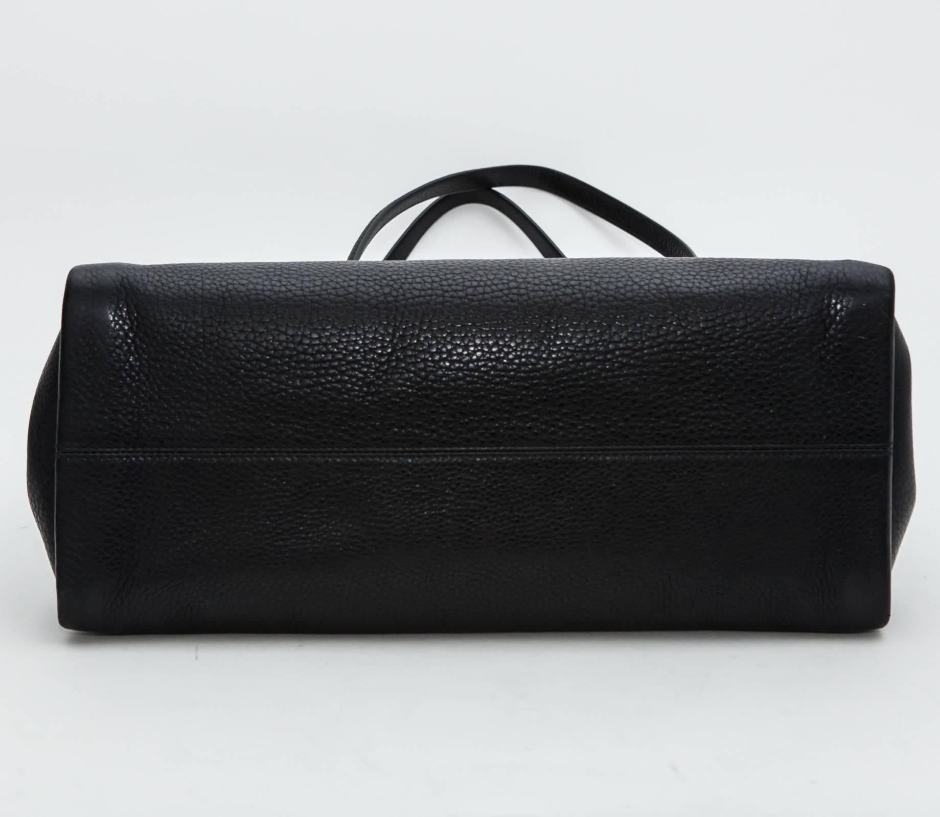Bulgari Black Shoulder Bag In Excellent Condition In Bridgehampton, NY