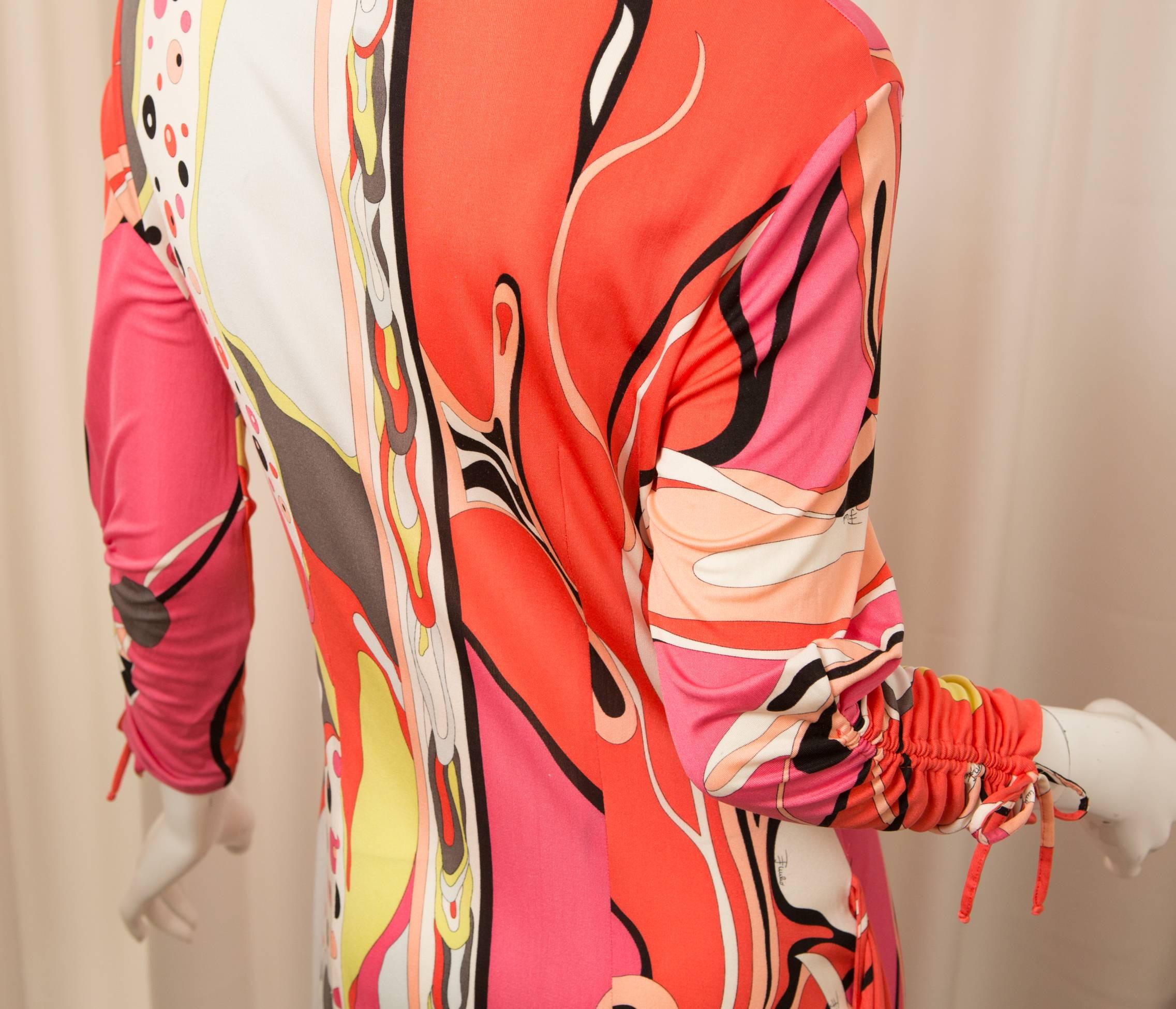 Emilio Pucci Silk  Signature Printed Dress 4