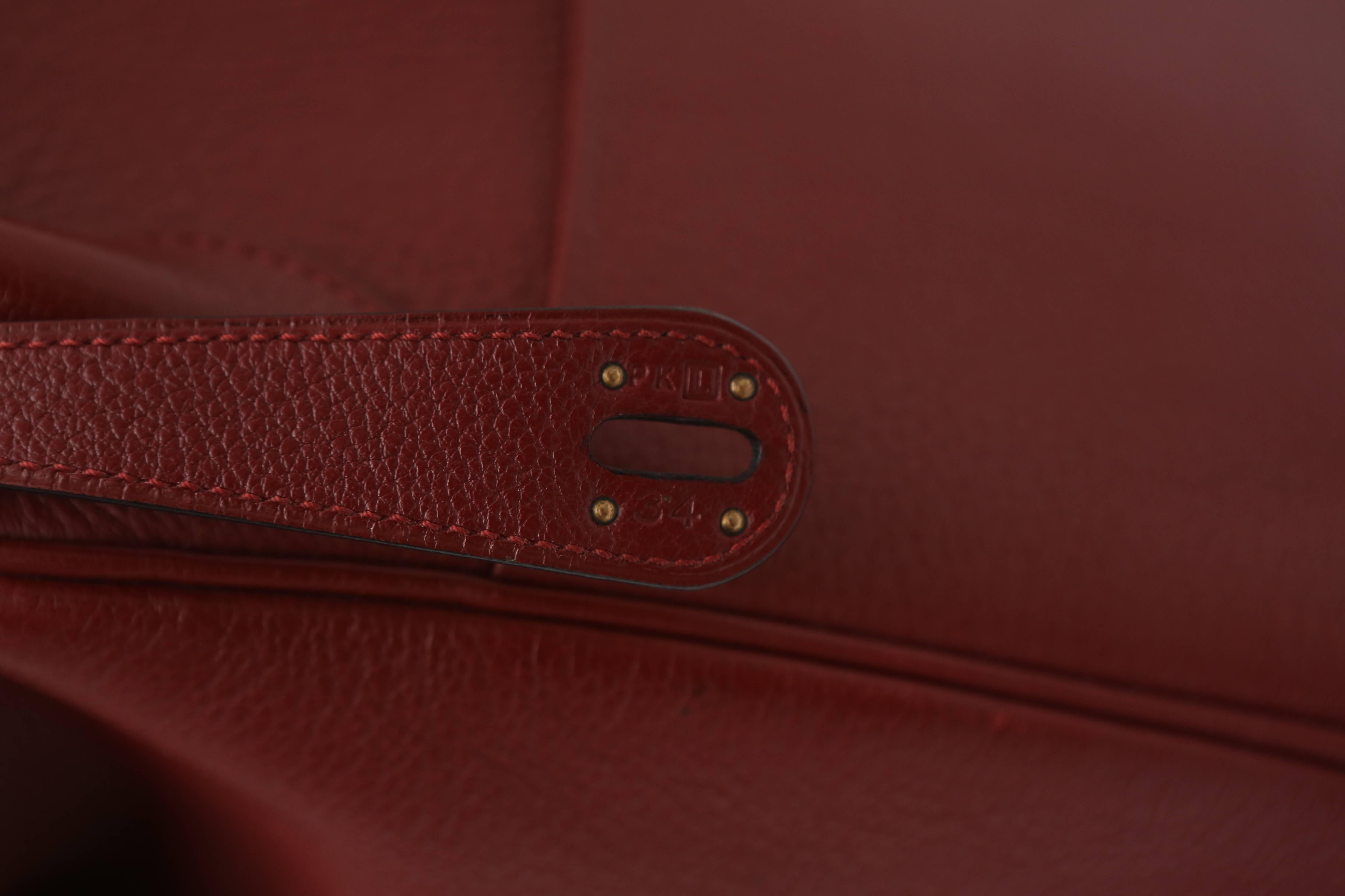 hermes lindy maroon