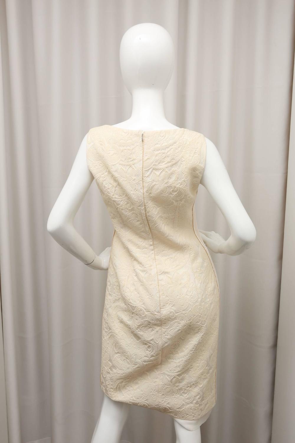 Dolce and Gabbana Ivory 2 Piece Dress Suit For Sale at 1stdibs