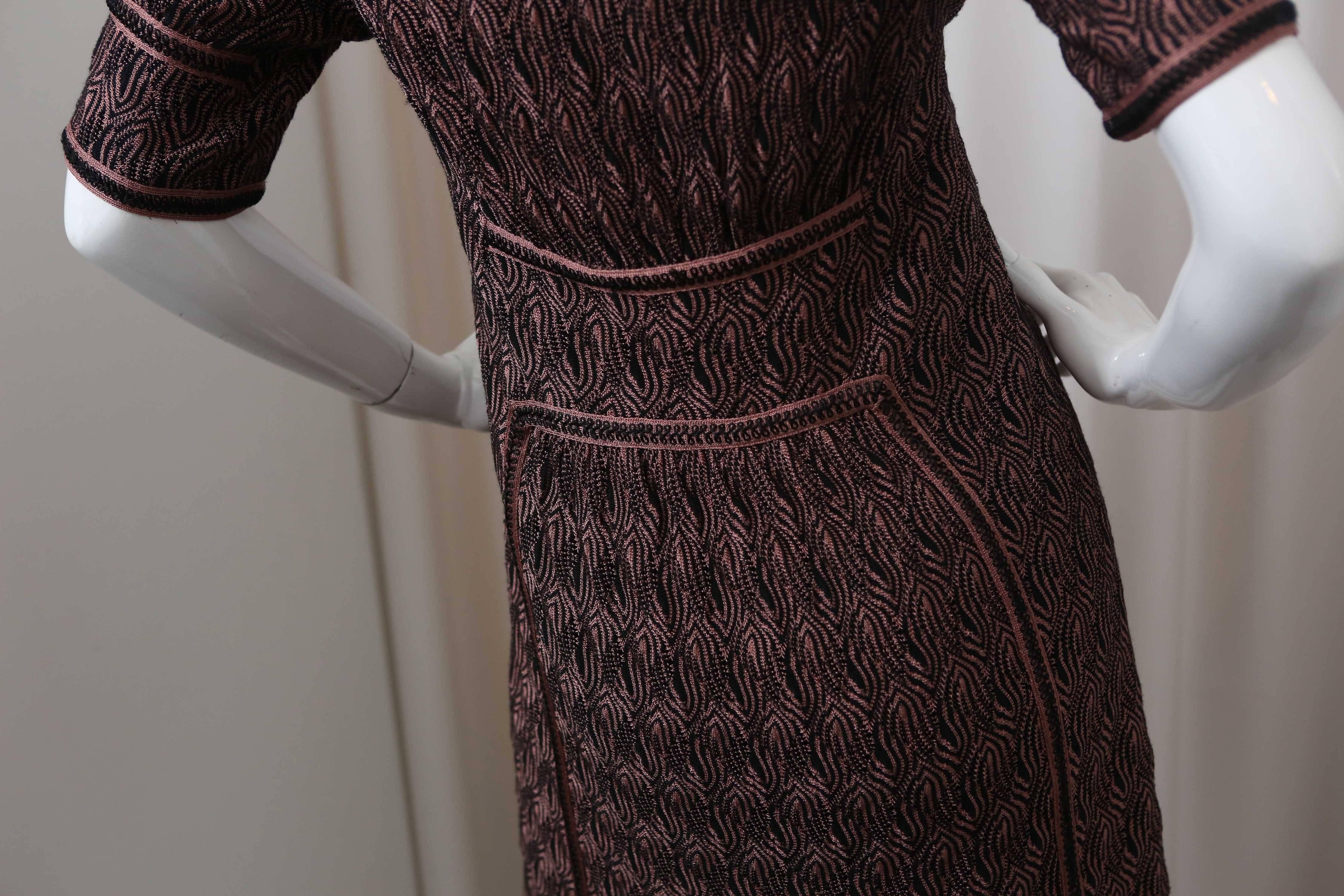Missoni Signature Patterned Knit Tunic Dress 2