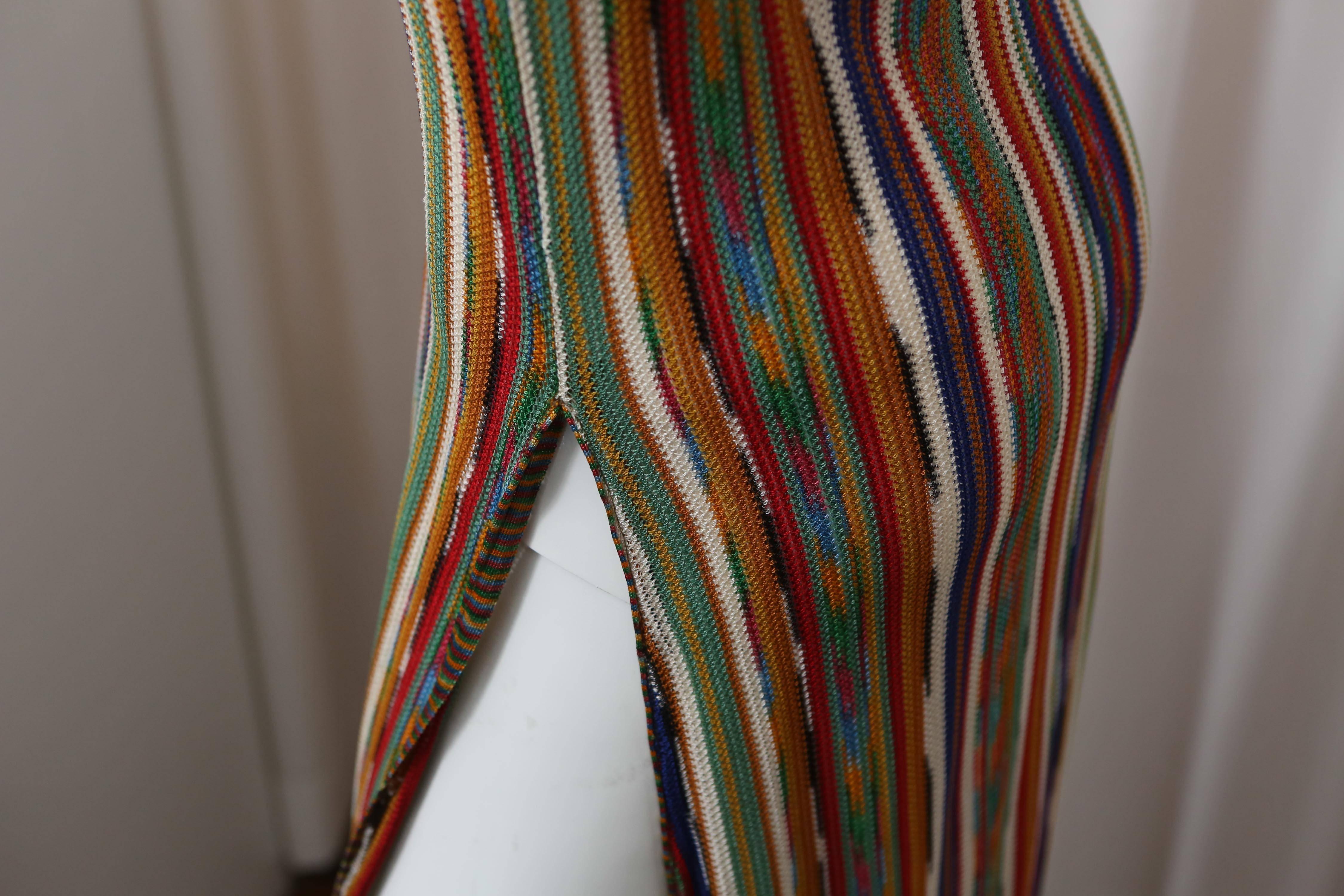 Women's Missoni Mulit-Colored Striped long Knit Vest