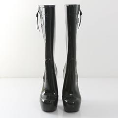 Louis Vuitton Hunter Green Fall 2011 Runway Fetish Rubber Rainboots