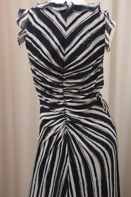carolina herrera striped gown