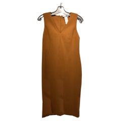 Dolce & Gabbana Dress Sleeveless V-Neck Amber