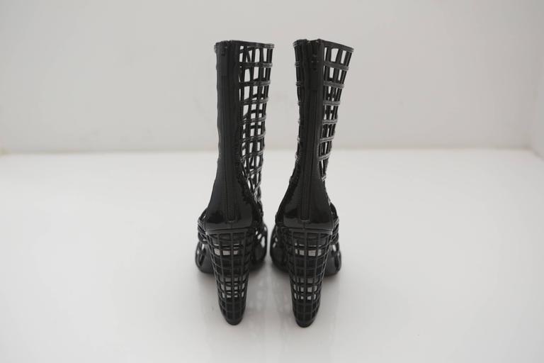 Yves Saint Laurent Caged Boots at 1stDibs | ysl cage boots, ysl