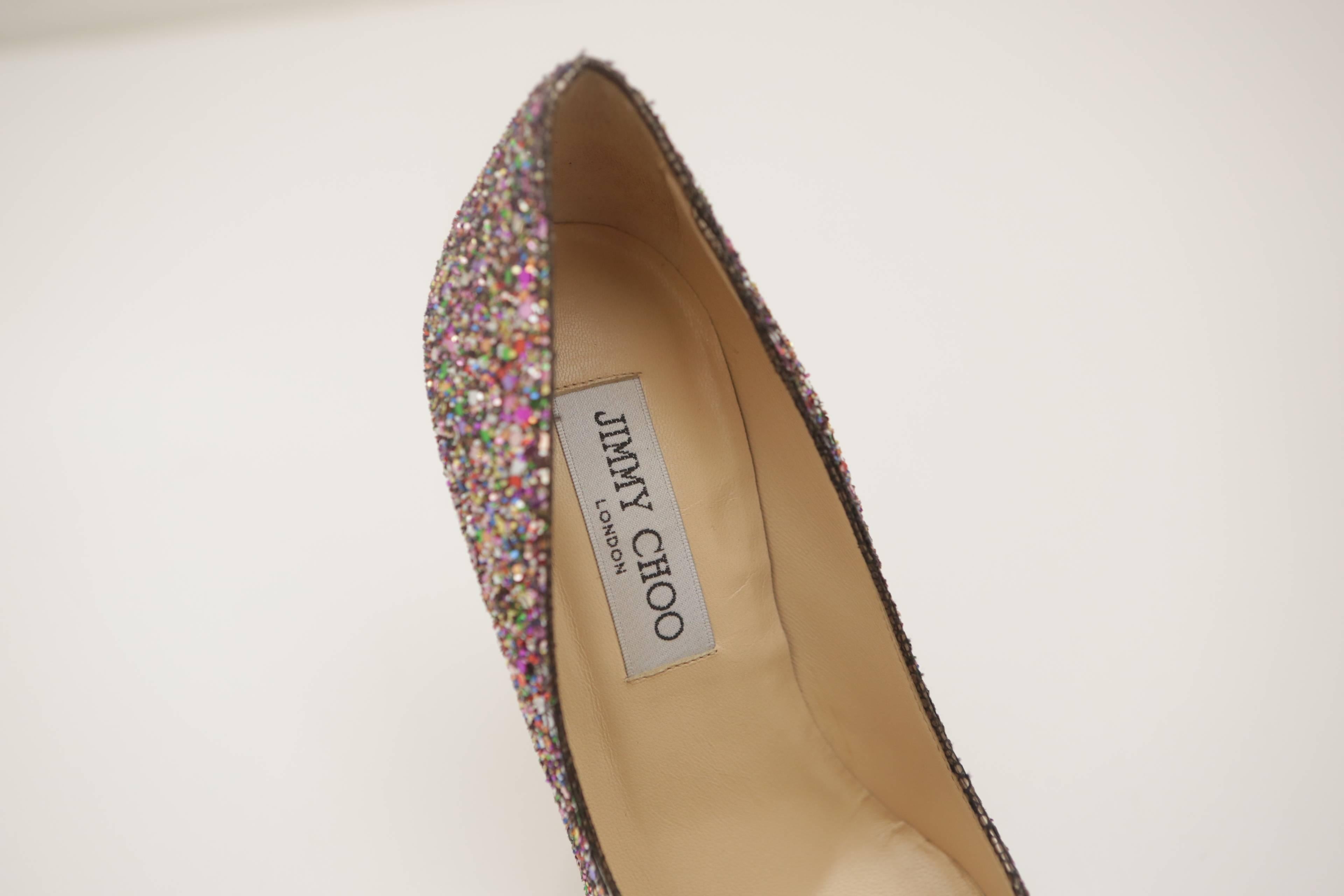 Jimmy Choo Glitter Pumps 1