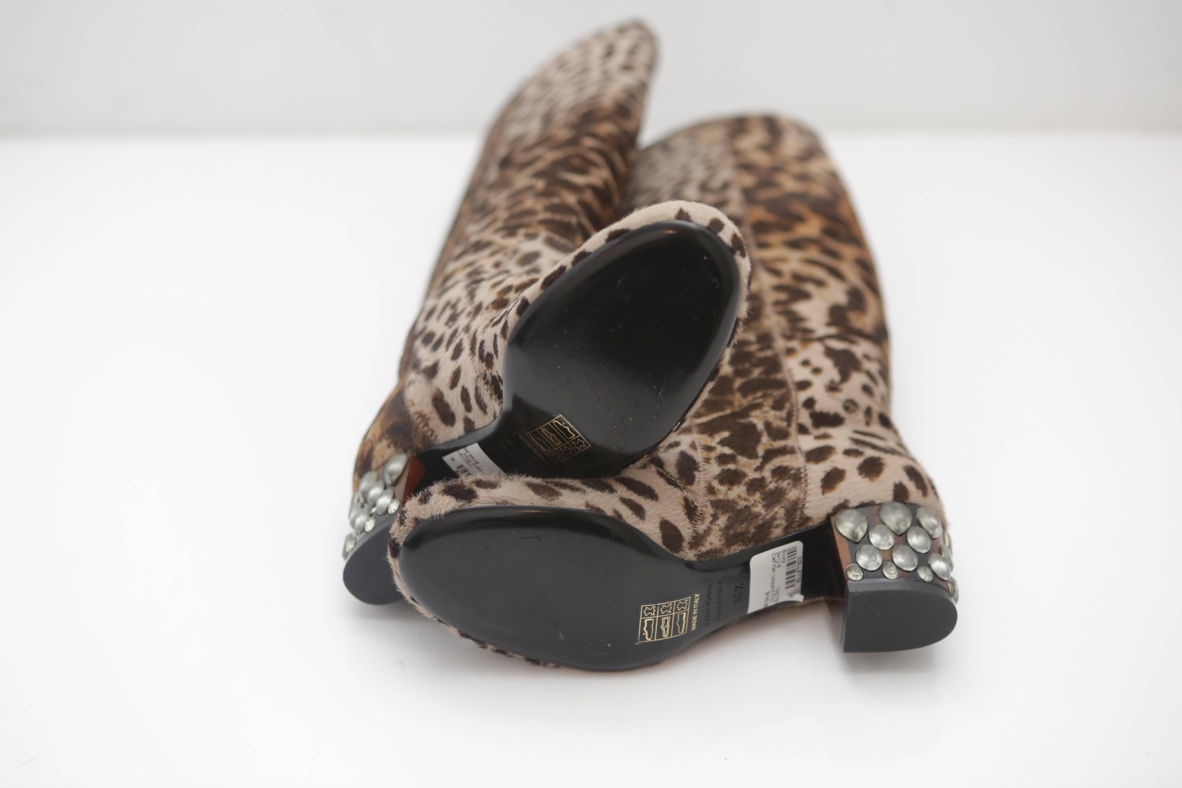 Lanvin Leopard Print Boots 1