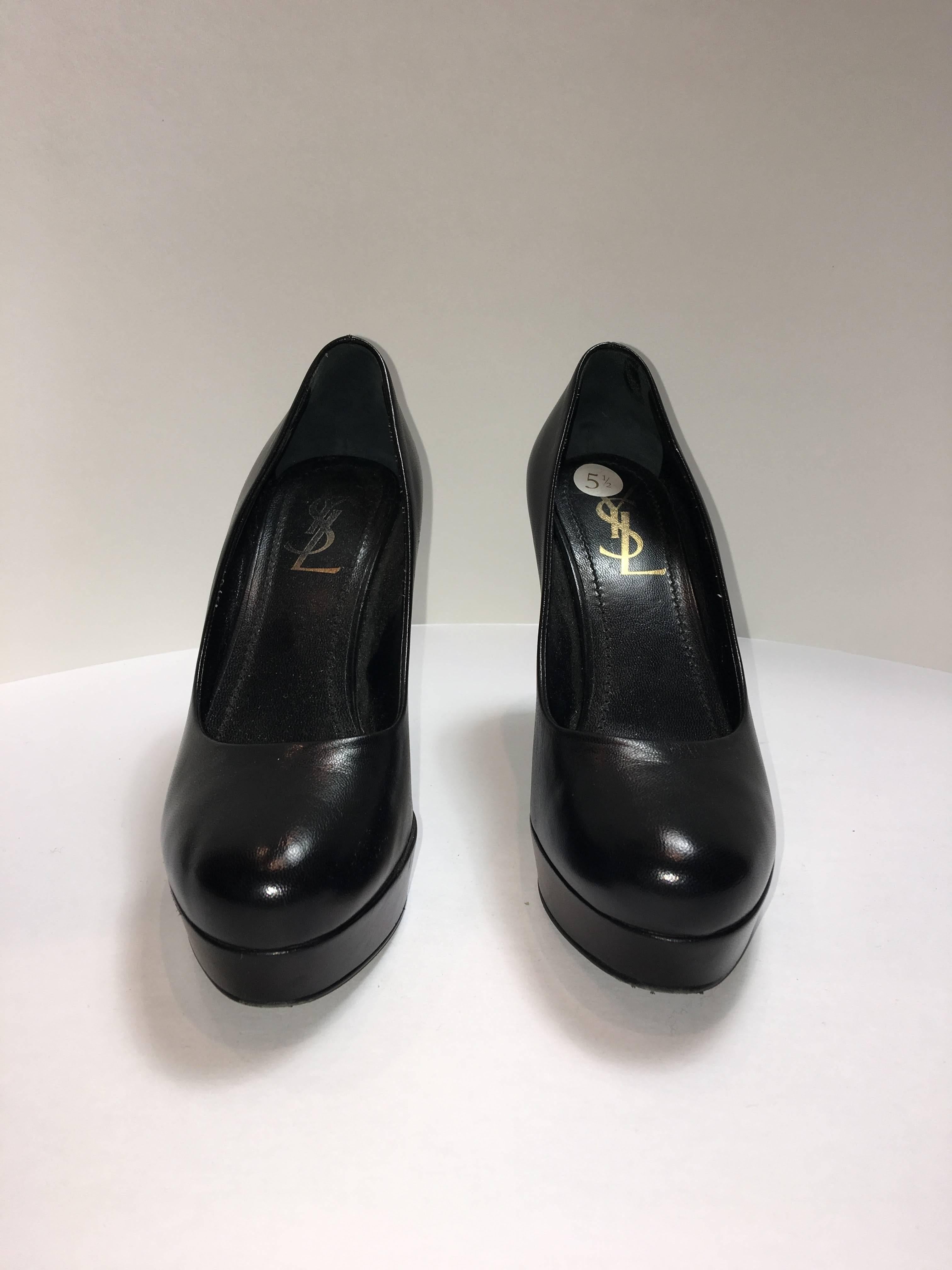 ysl platform pumps