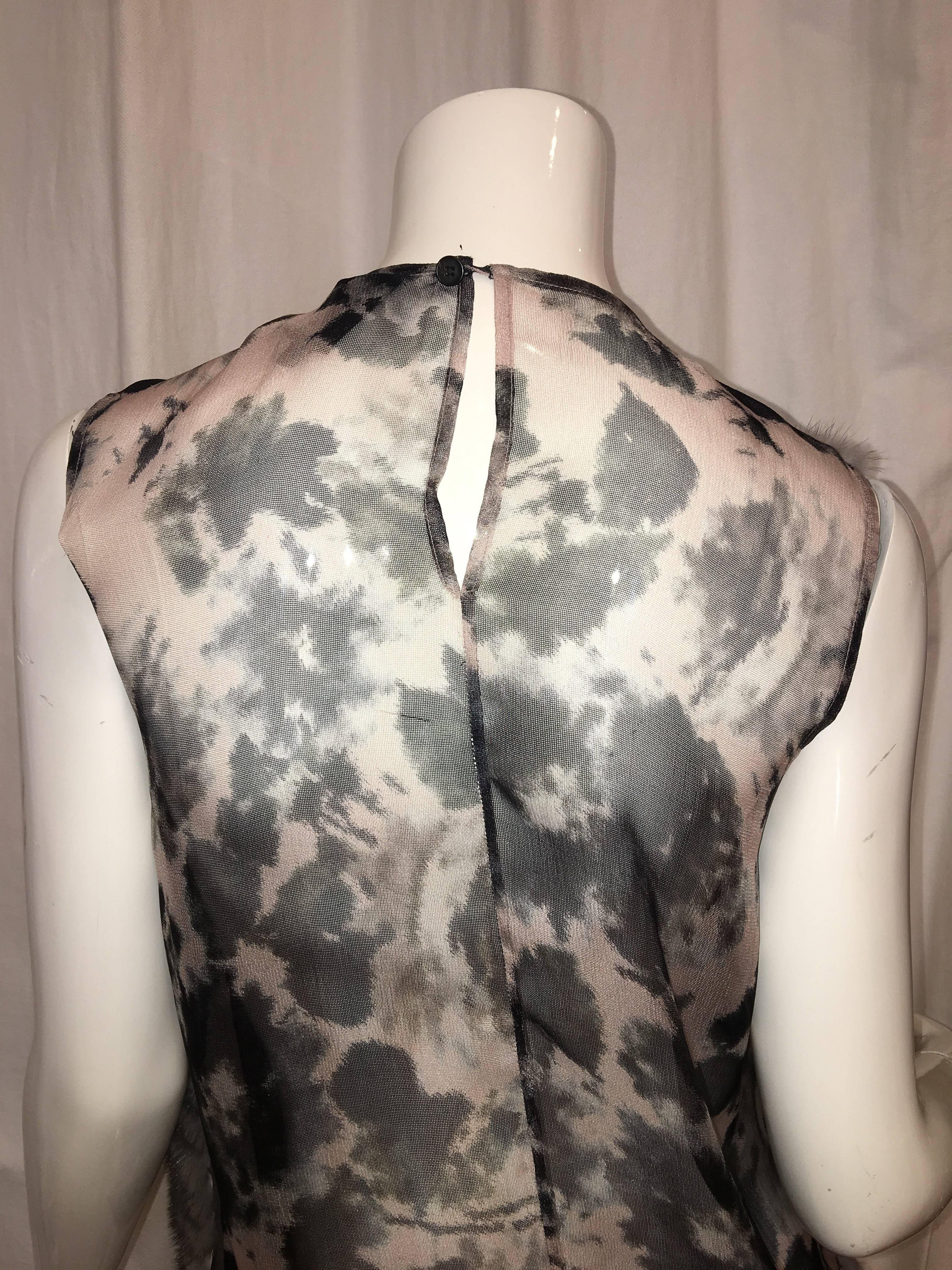 Women's Vera Wang Collection Fur Top 