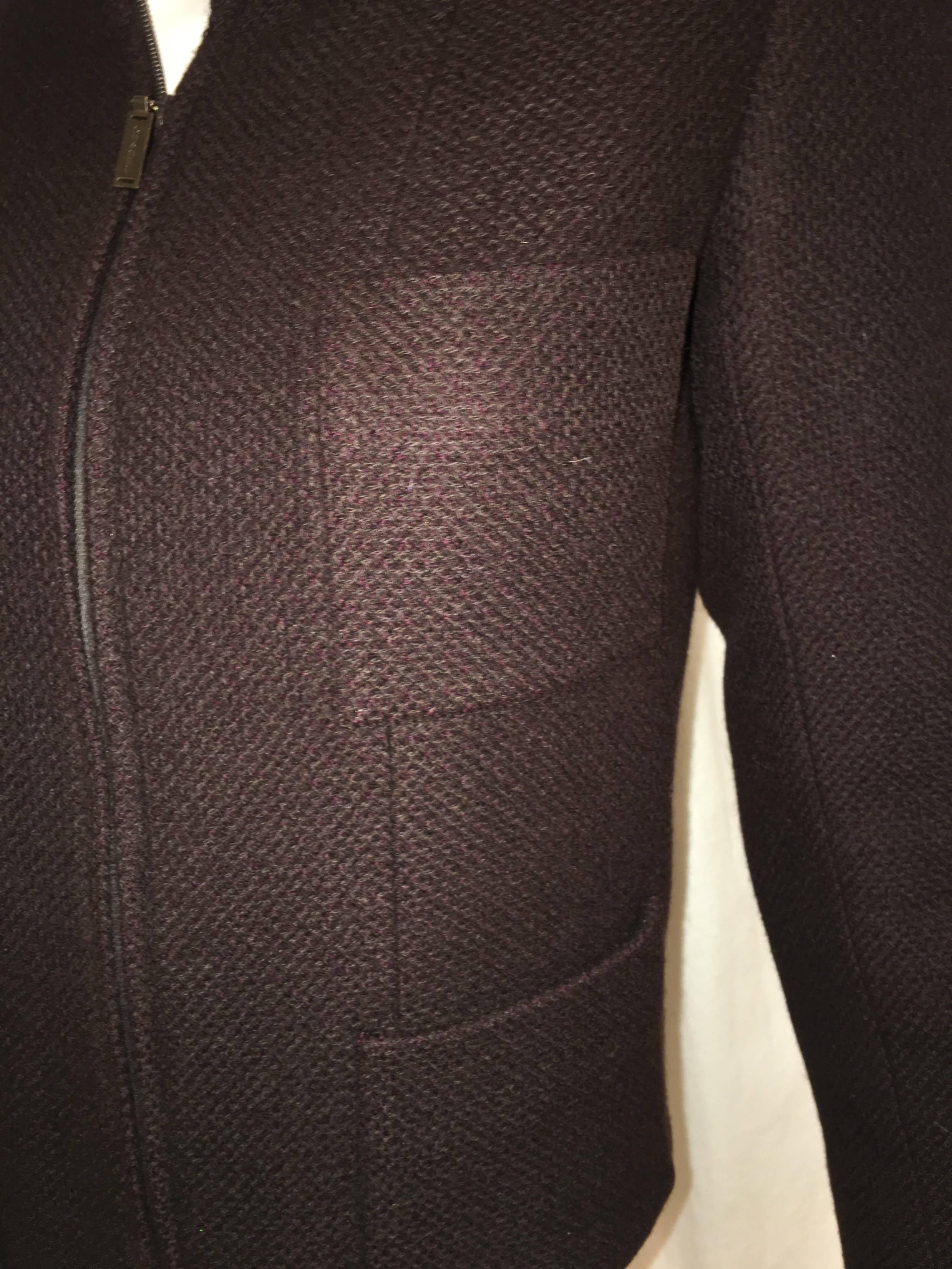 Chanel Cashmere Zip Sweater In Excellent Condition In Bridgehampton, NY