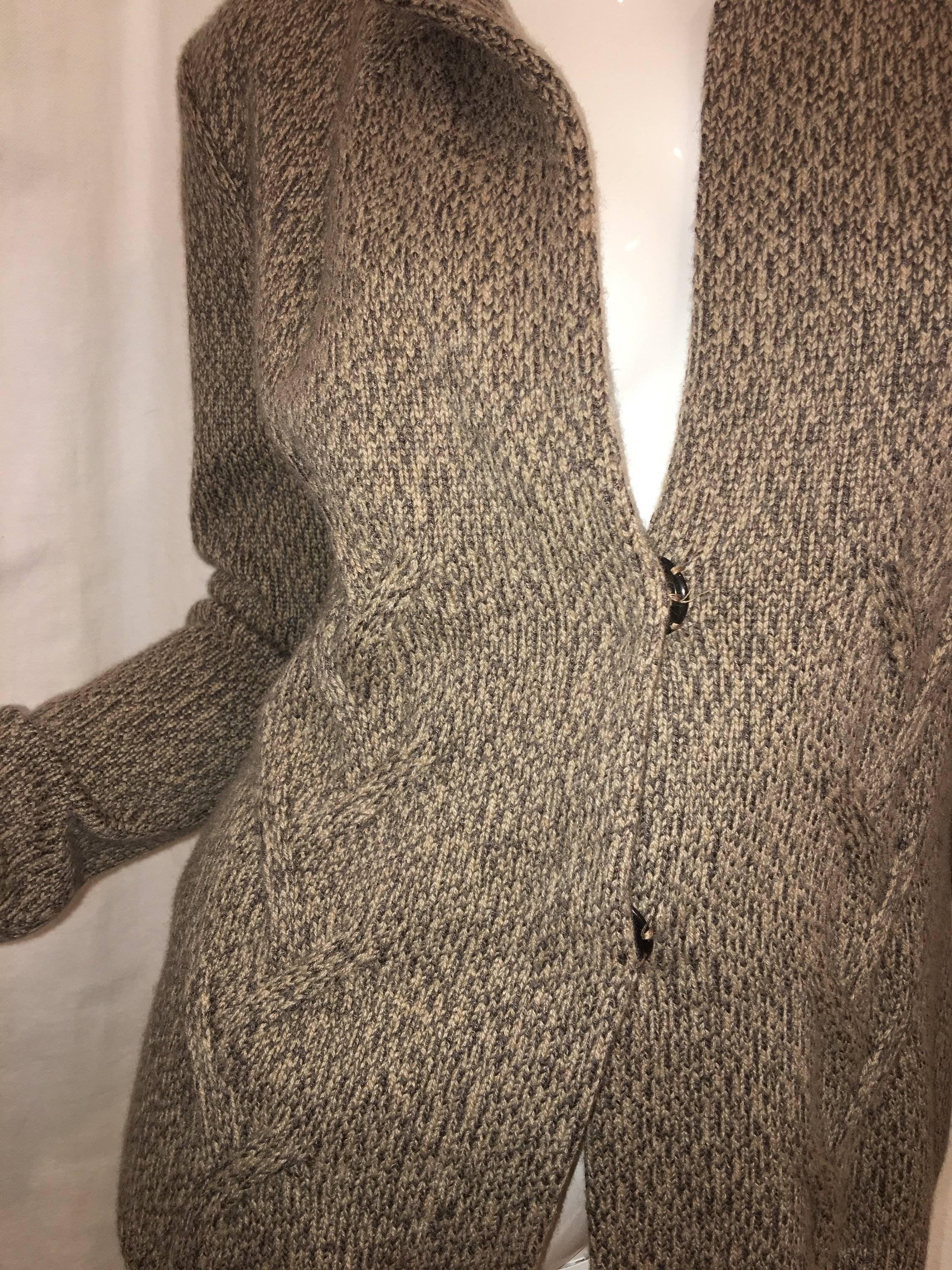 Lorena Antoniazzi Dual Button Cashmere Blend Sweater Coat.