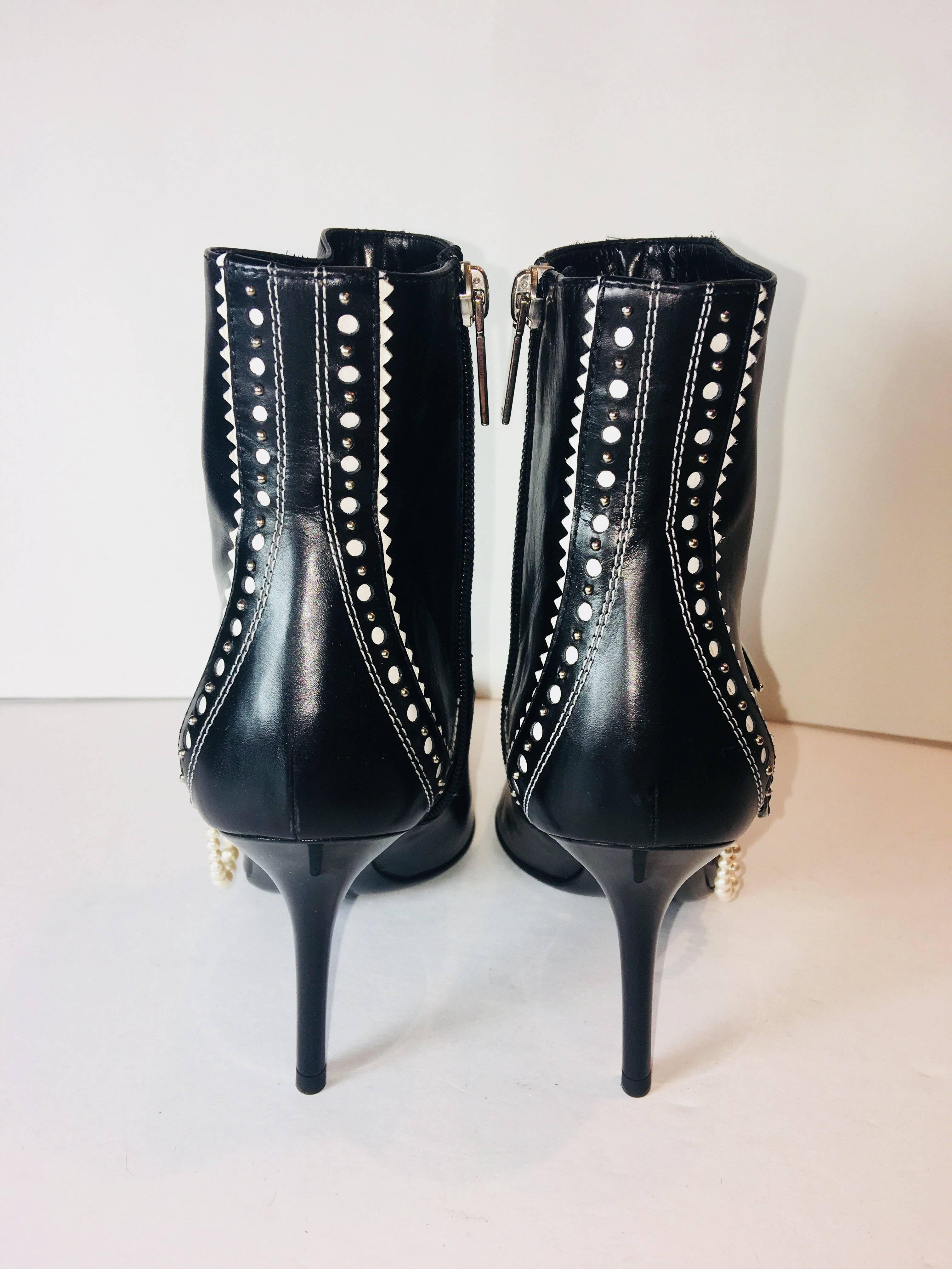 Black Christian Dior Ankle Booties