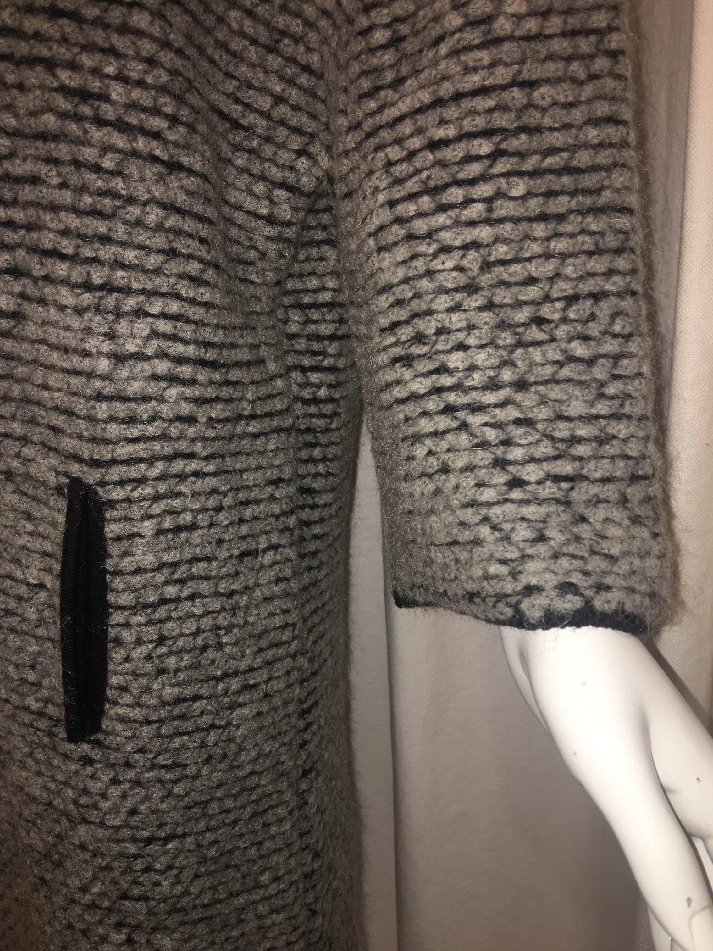 Piazza Sempione Wool Knit Cardigan In Excellent Condition In Bridgehampton, NY