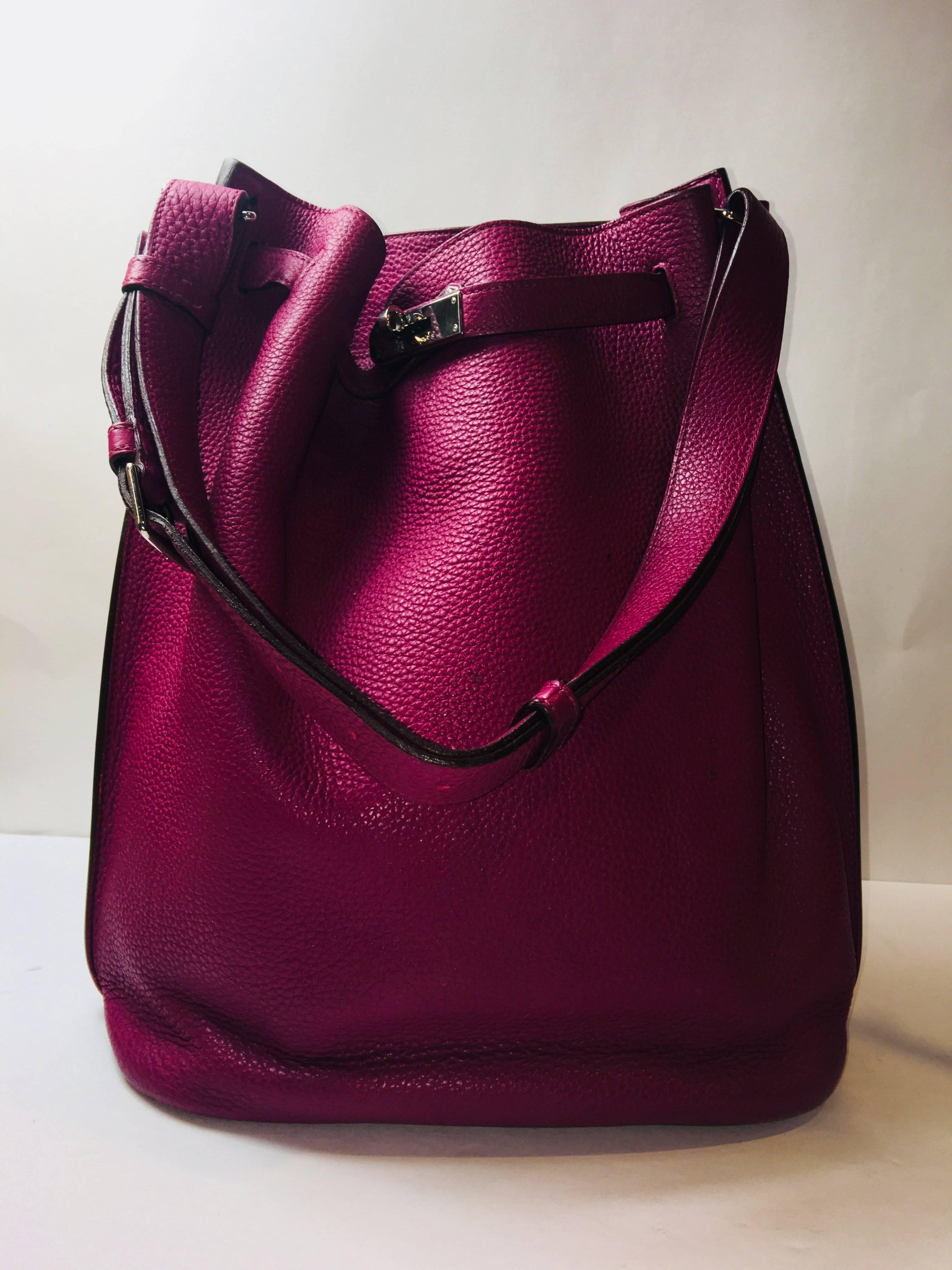 Red Hermes Plum So Kelly Bag