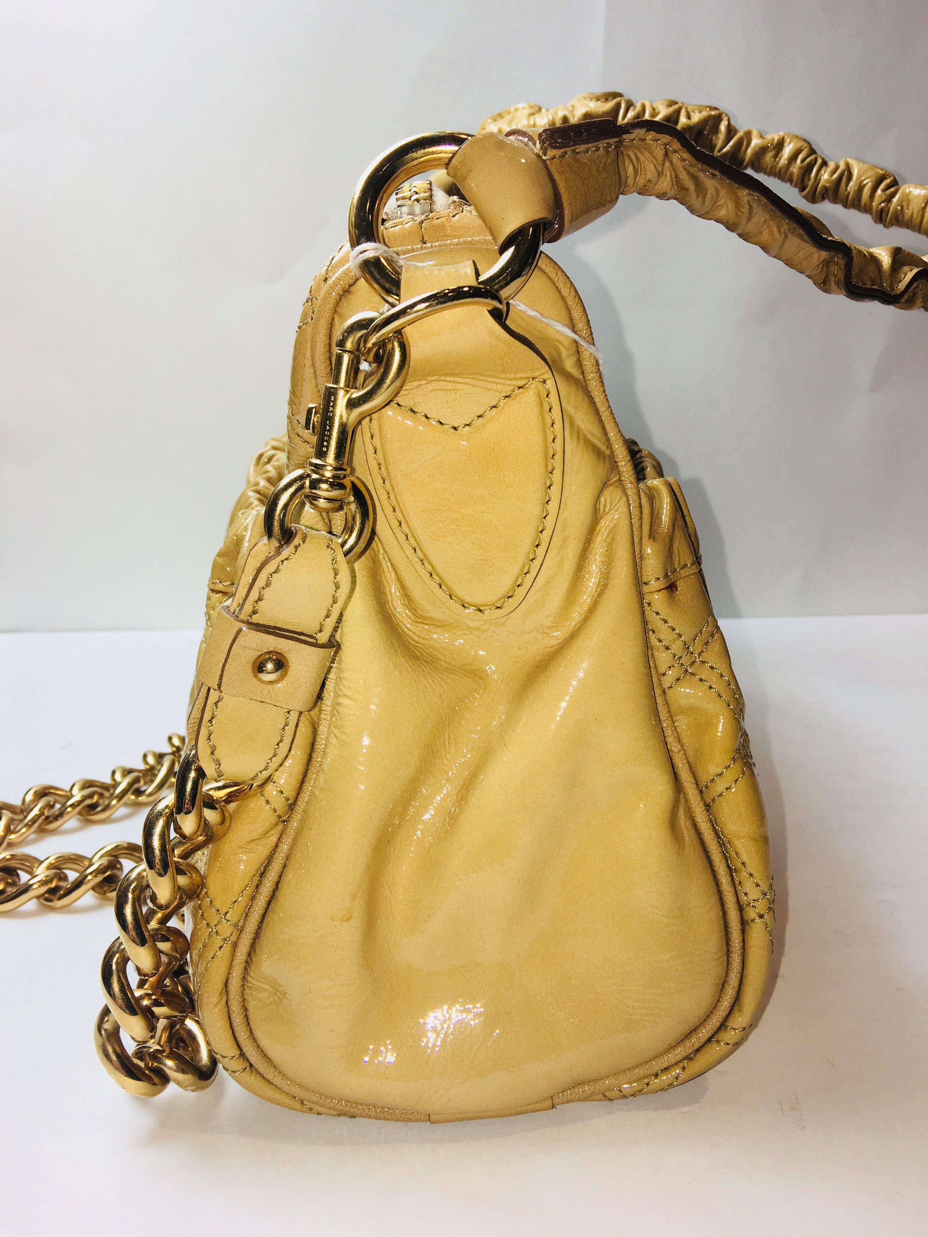 Brown Marc Jacobs Patent Leather Bag