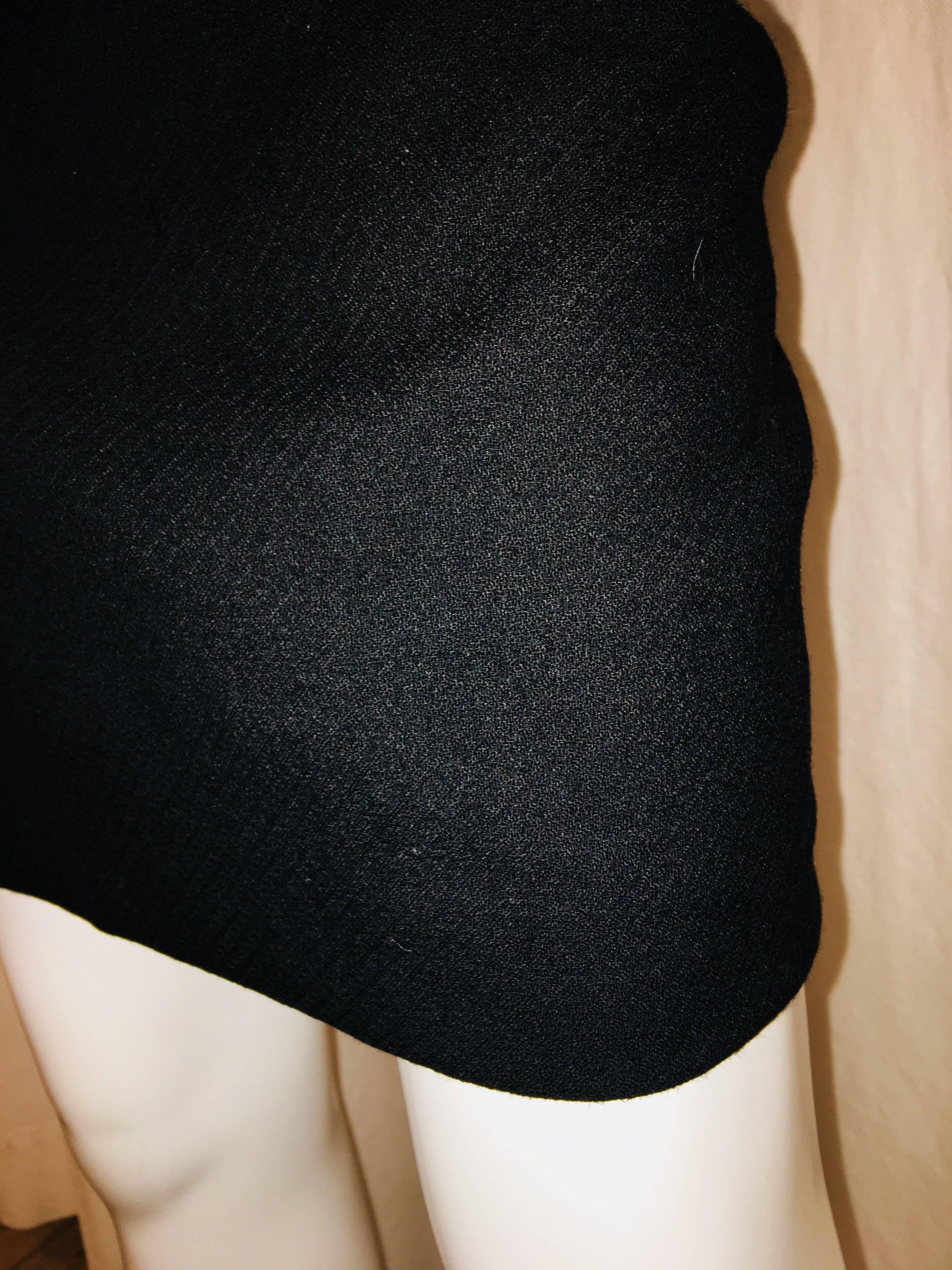 Valentino Boutique Wool Skirt In Good Condition In Bridgehampton, NY