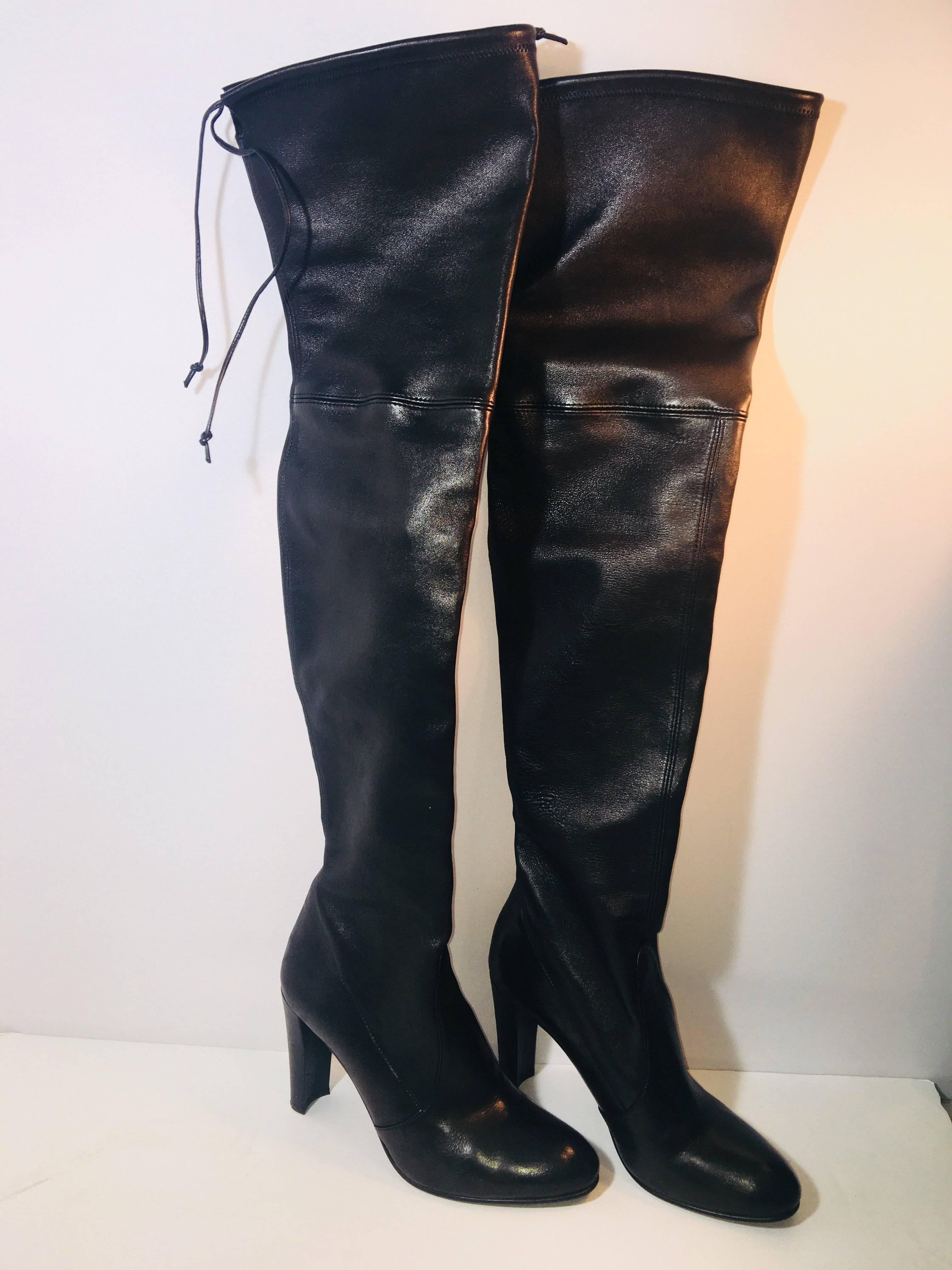 Stuart Weitzman Thigh-High Boots In Excellent Condition In Bridgehampton, NY