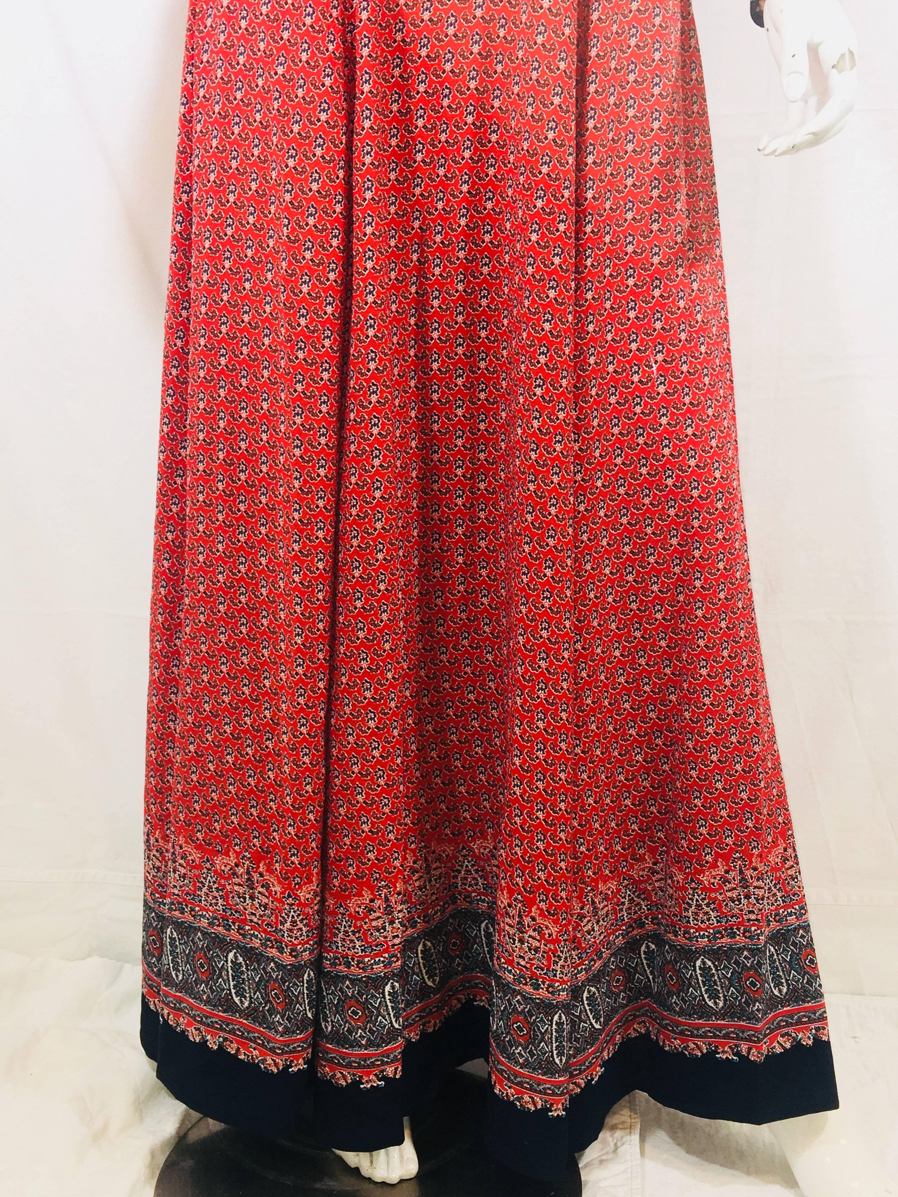 Glamorous Maxi Dress with 3/4 Sleeves and All Over Floral Print and Lace Up Chest and Side Zipper. New with Tags!