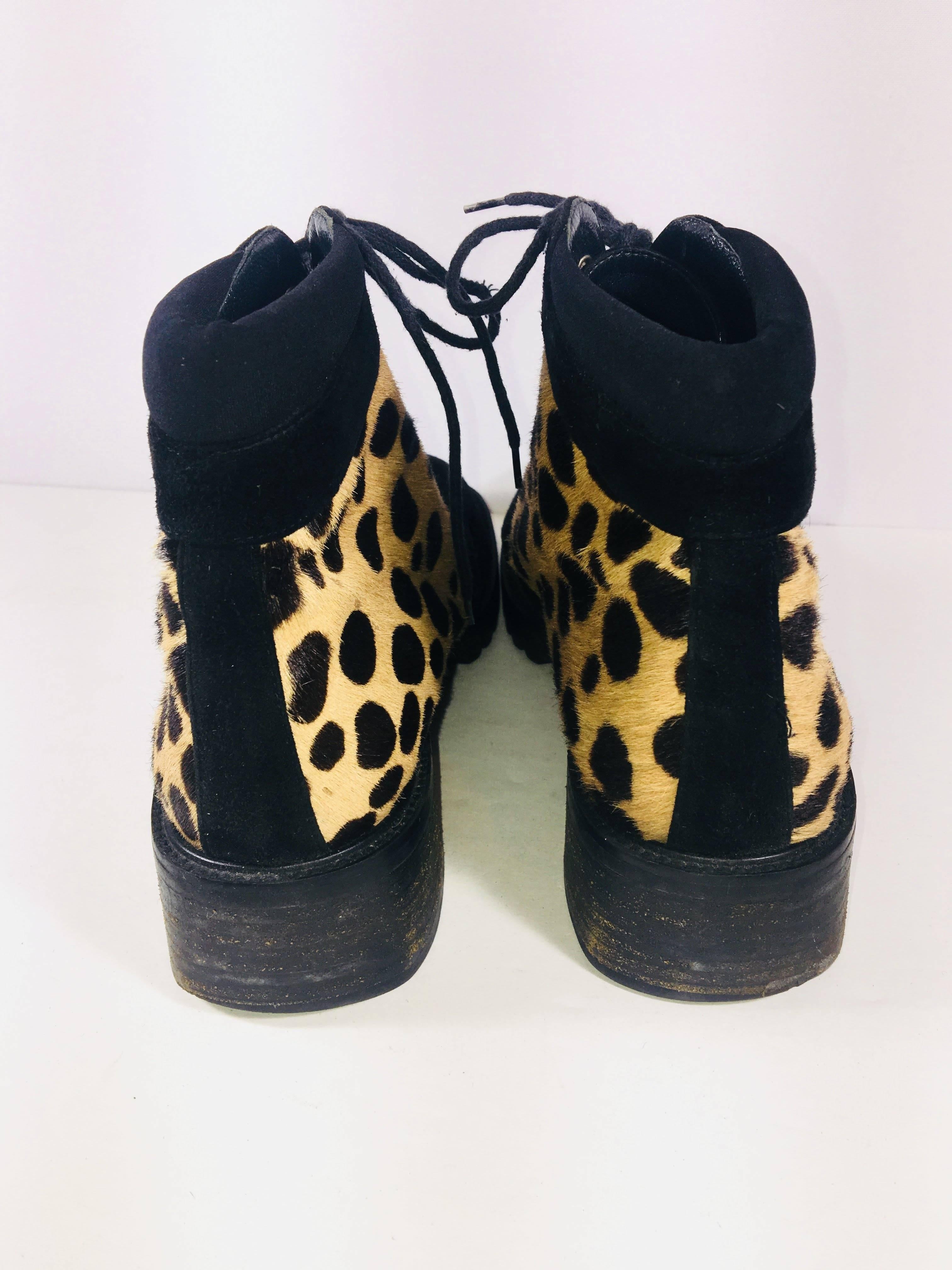 cheetah print boots