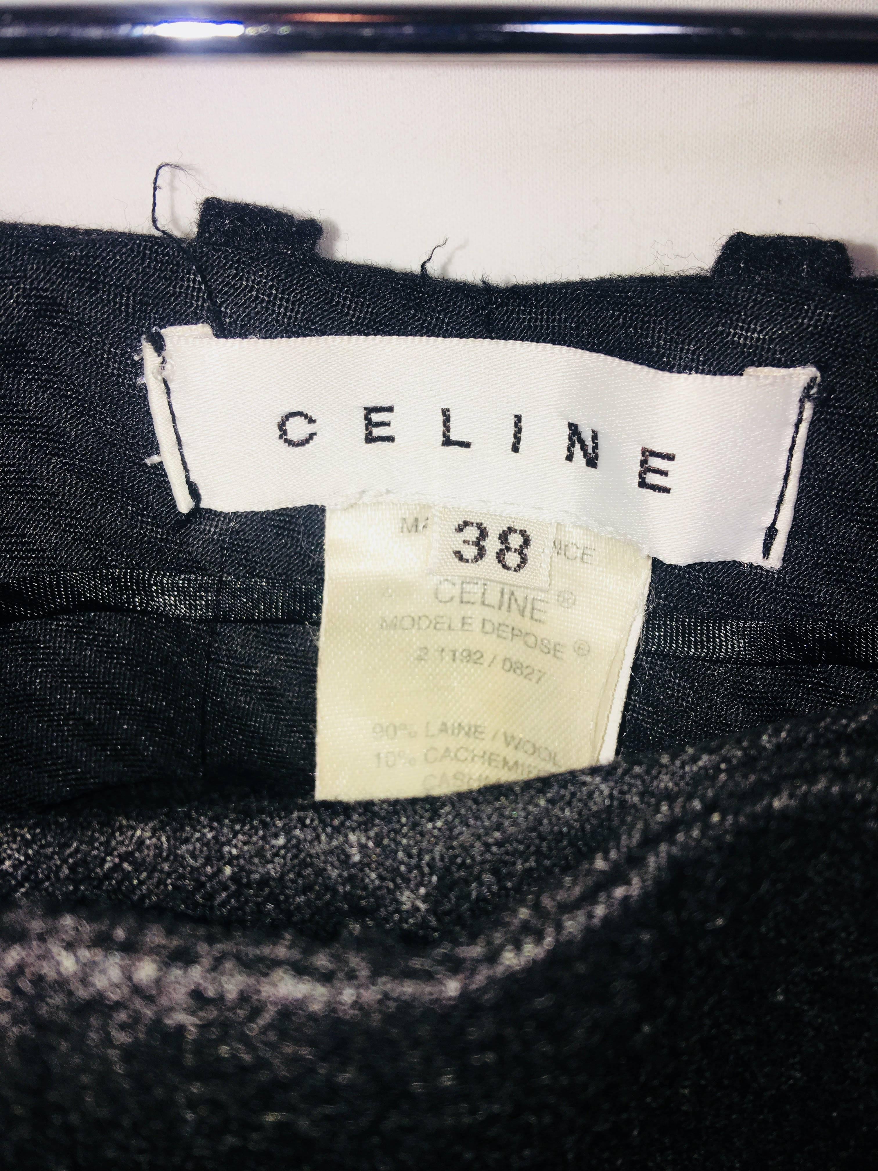 Celine Wool Pant In Excellent Condition In Bridgehampton, NY