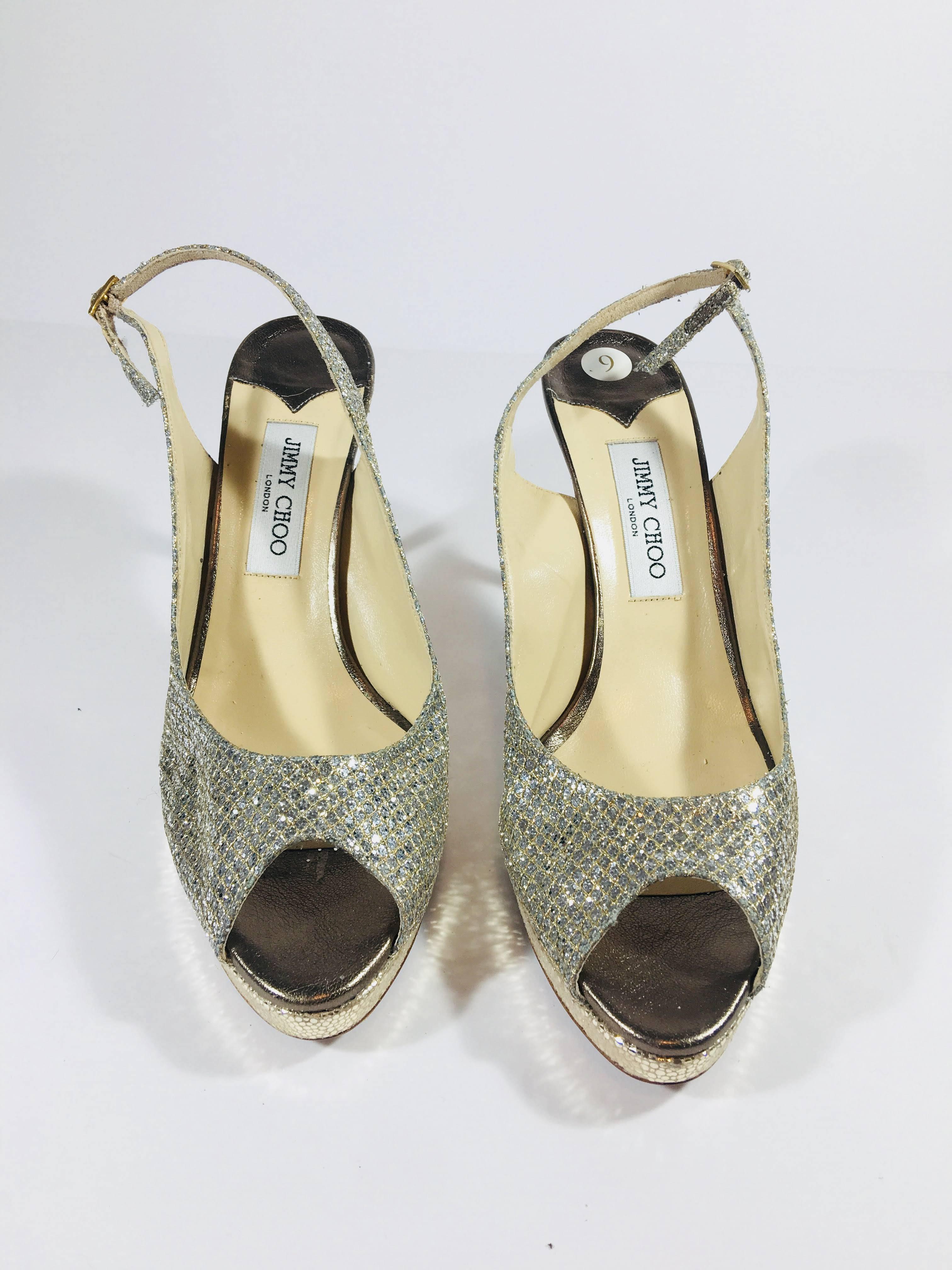 Jimmy Choo Glitter Pumps 3