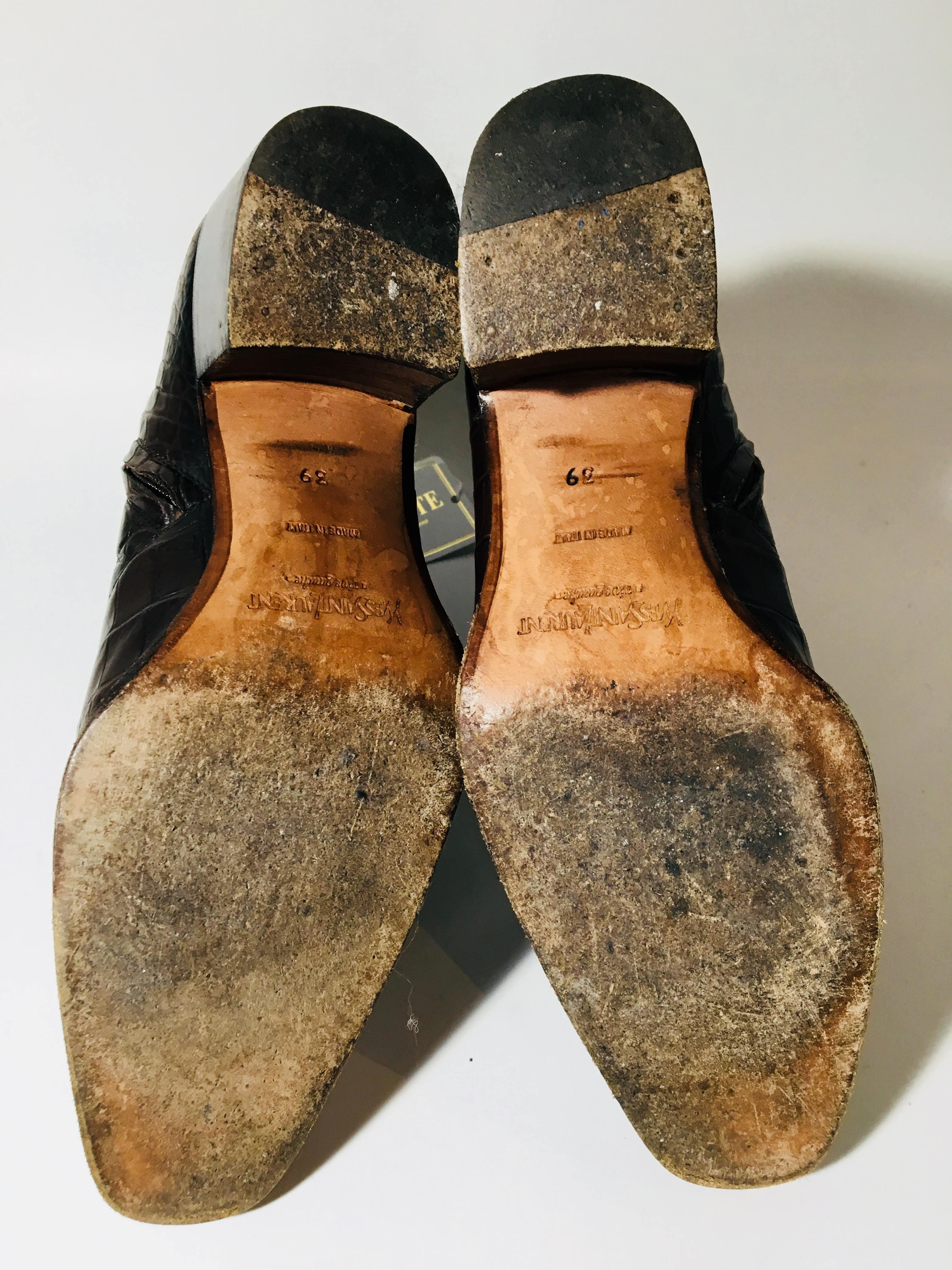 Men's YSL Alligator Boots