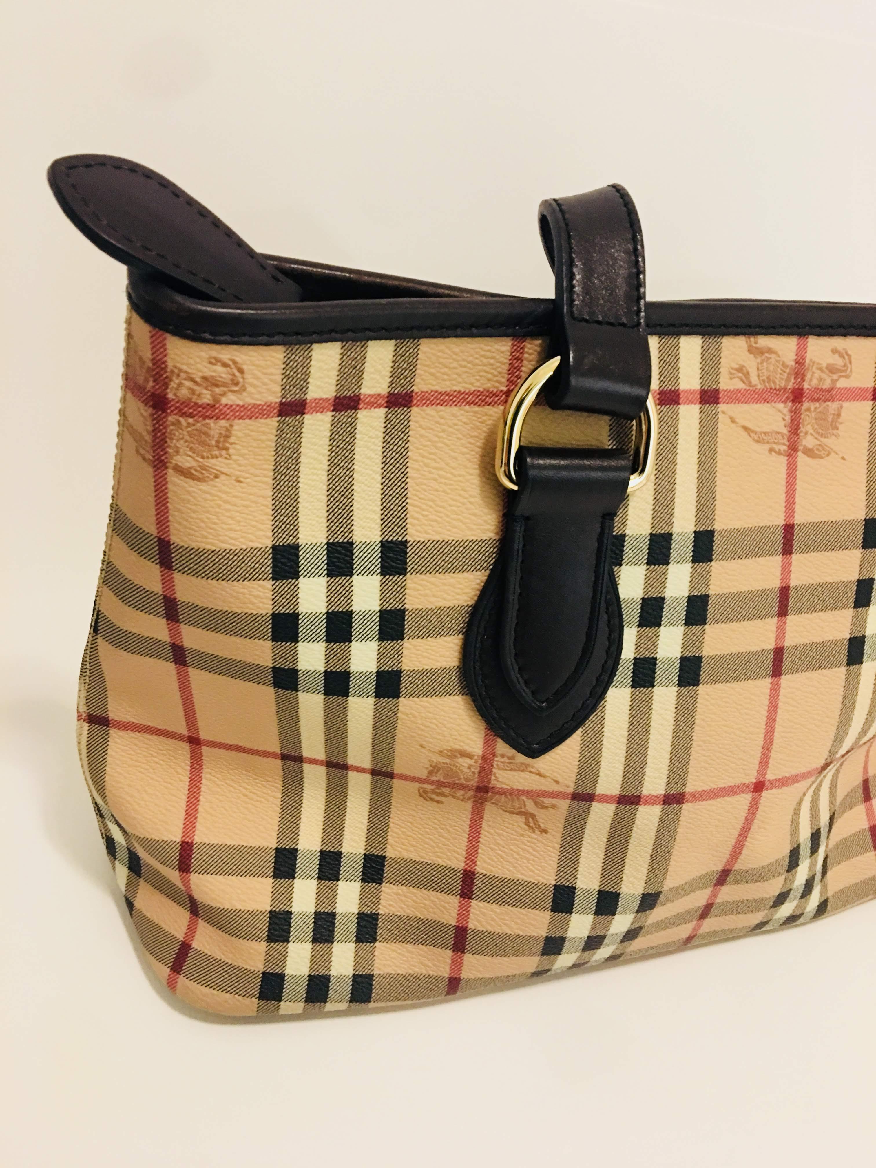 Brown Burberry Tote