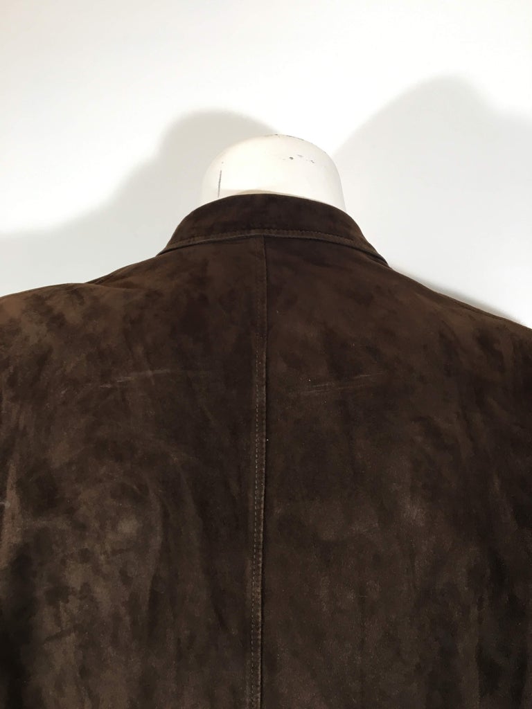 Men's Paul Smith Suede Leather Blazer For Sale at 1stdibs
