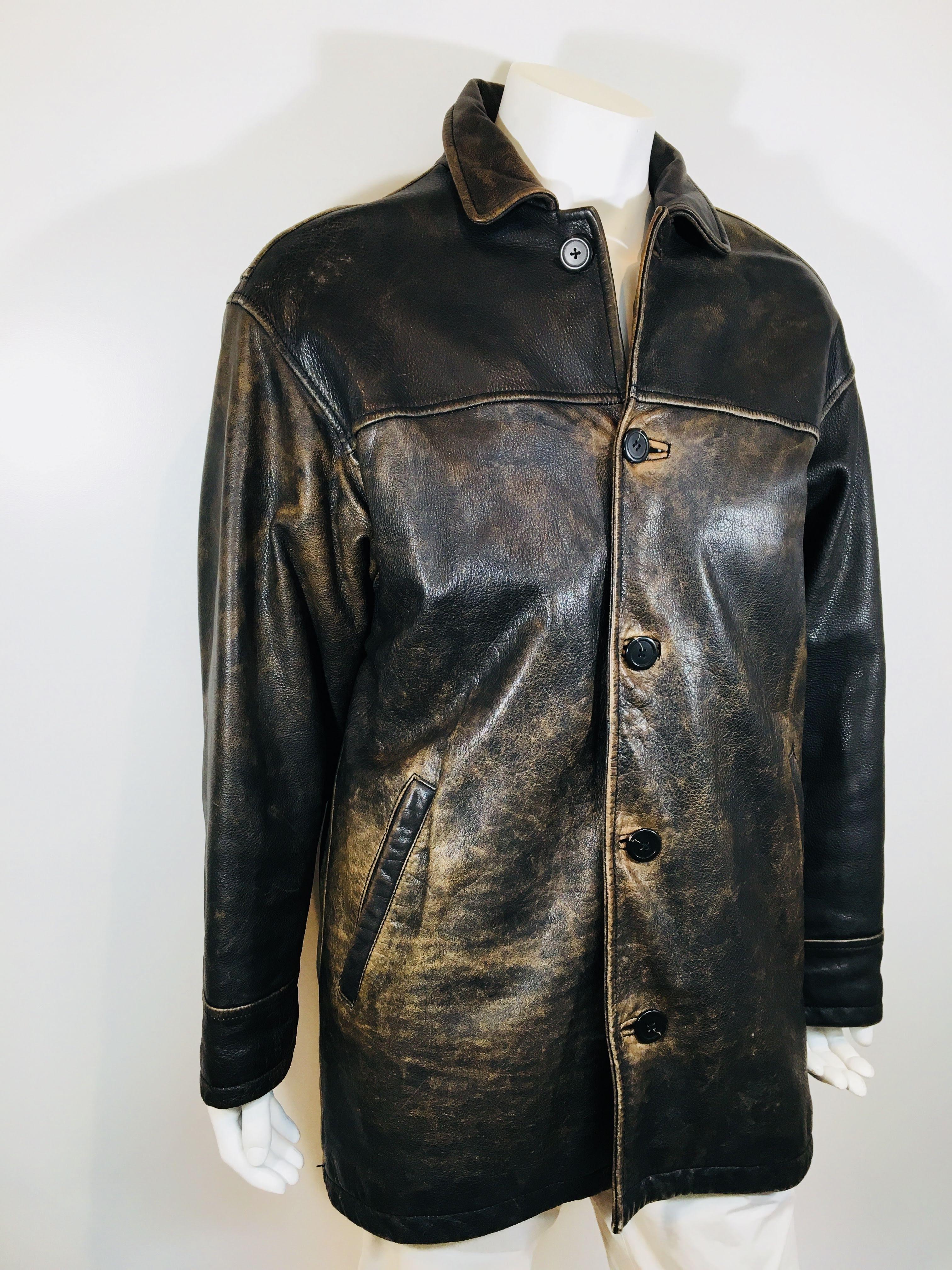 andrew marc leather jacket vintage