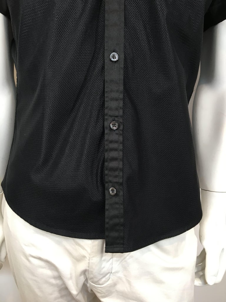 Men's Gucci Black Short Sleeve Button Downs at 1stDibs