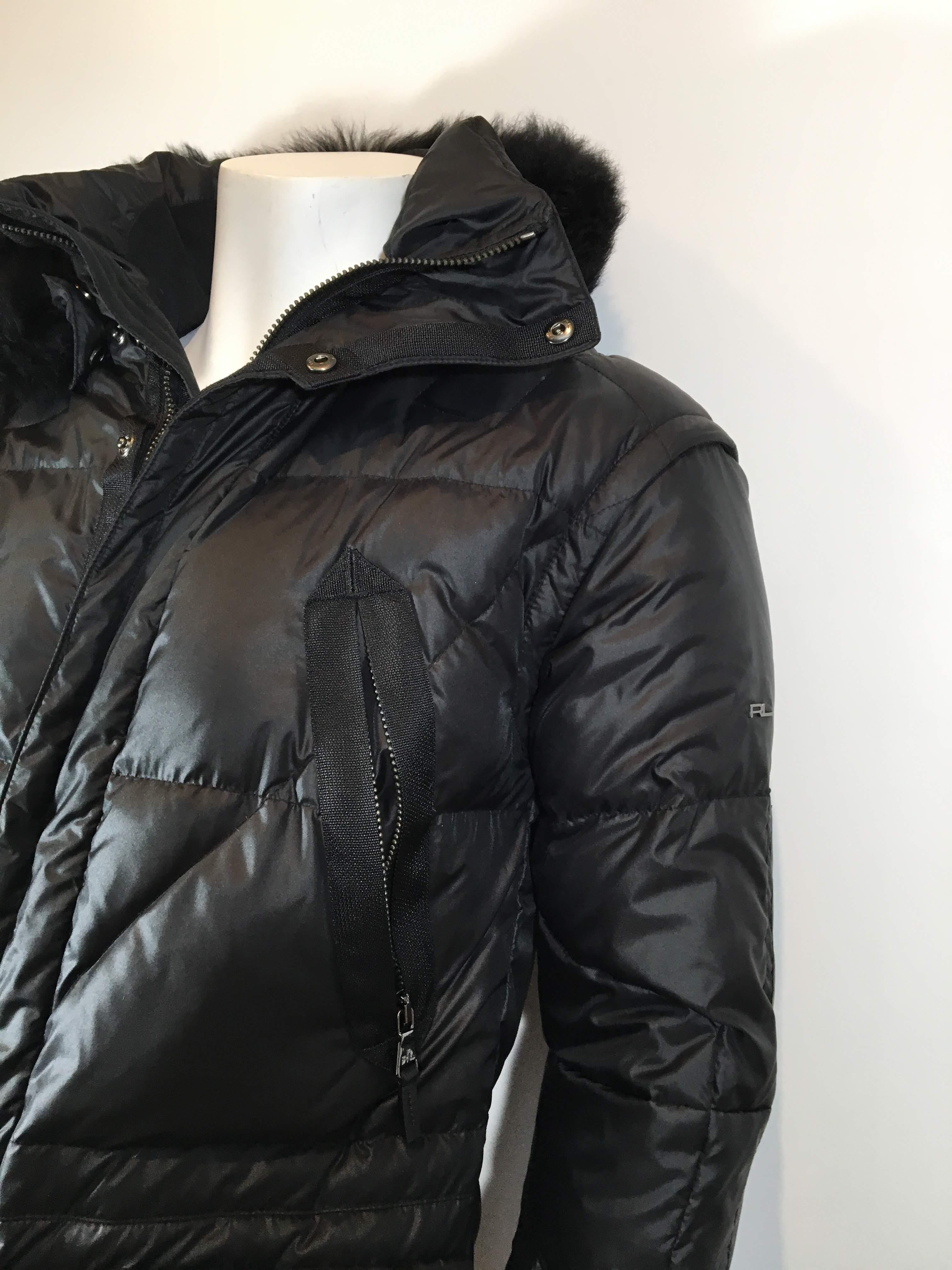 Men's Ralph Lauren Double Label Puffer Jacket In Good Condition In Bridgehampton, NY