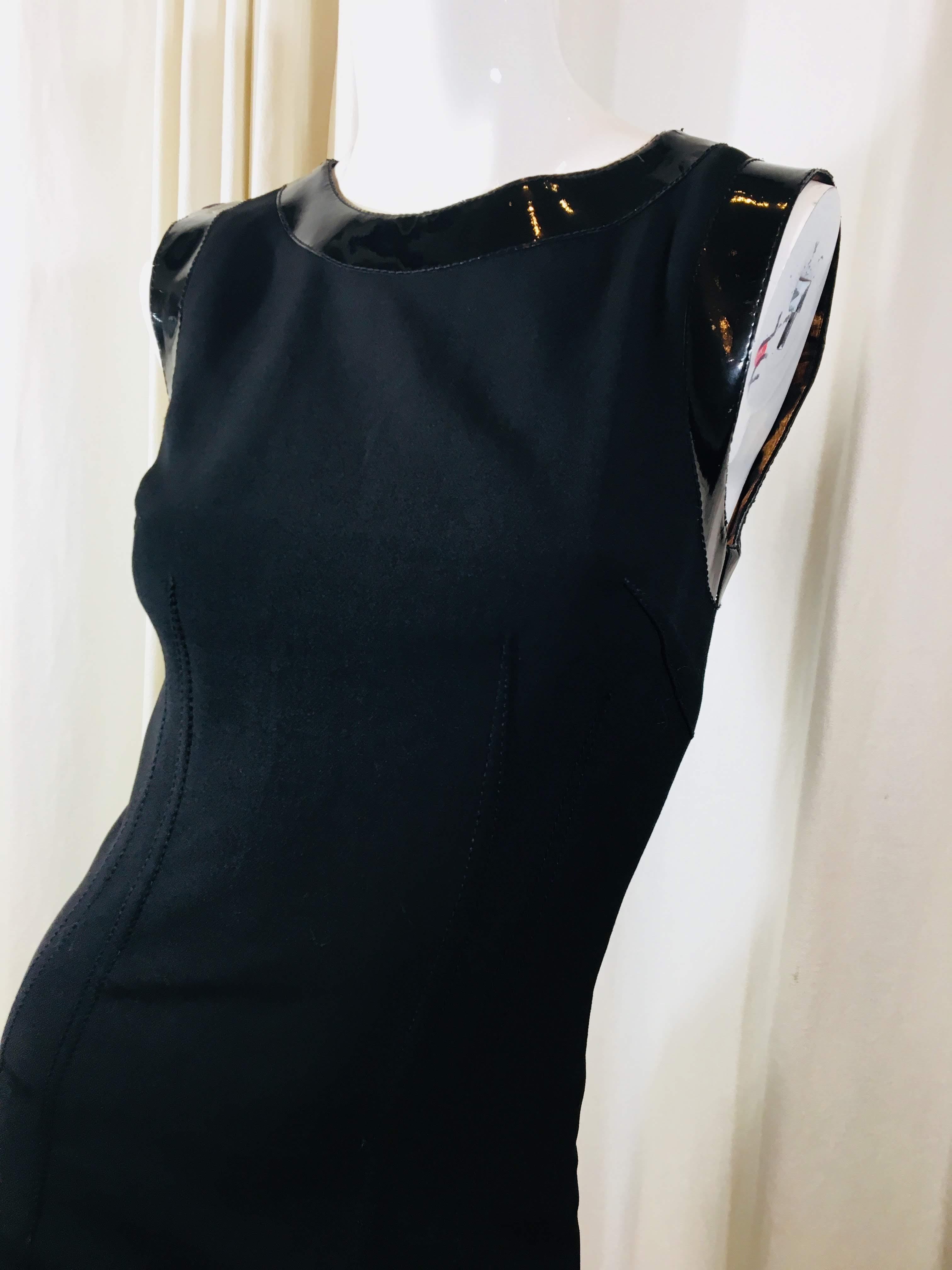 Dolce & Gabbana Black Sleeveless Dress In Good Condition In Bridgehampton, NY