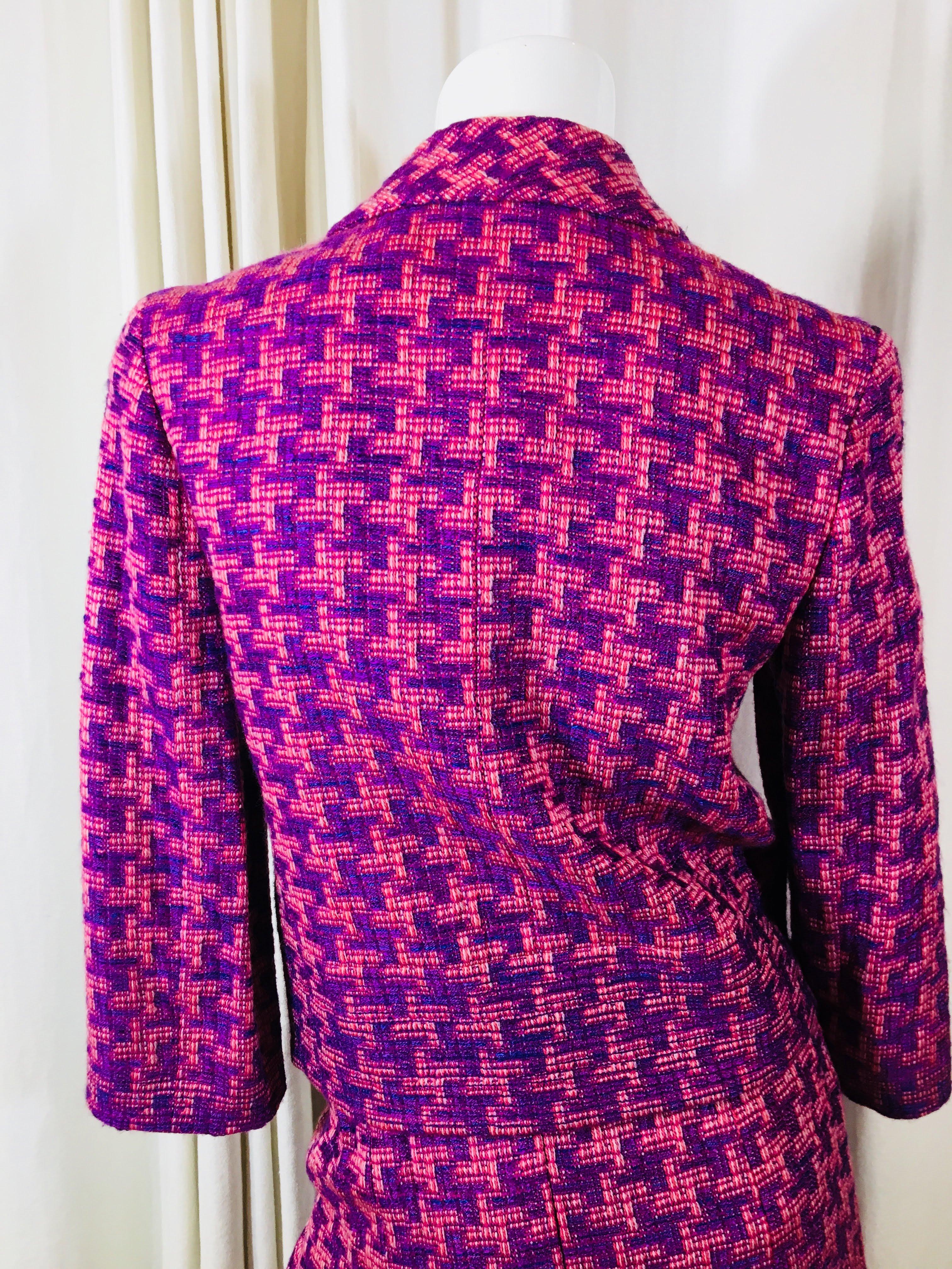 Chanel Lavender 2 PC Skirt And Jacket  7