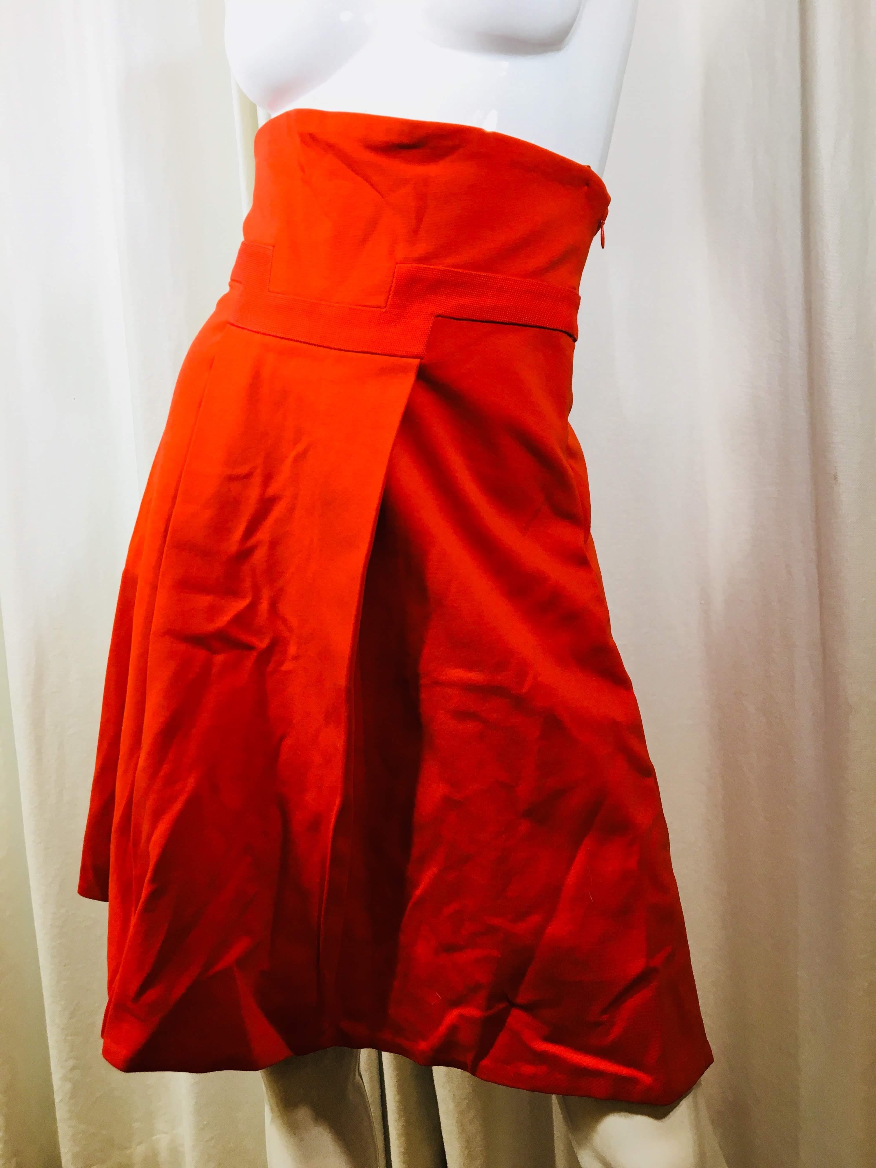 Red Diane vonFurstenberg Skirt