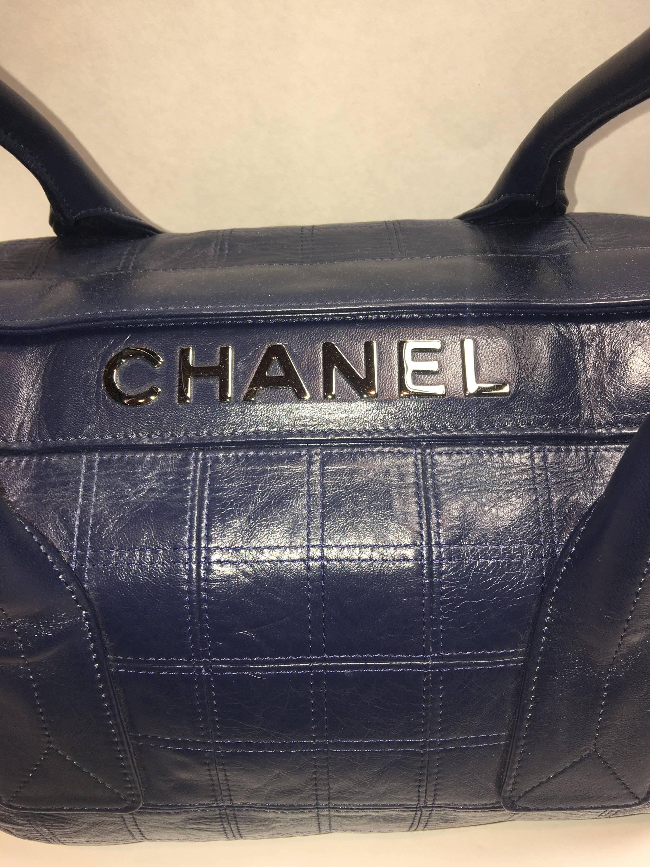 Black Chanel Quilted Weekender