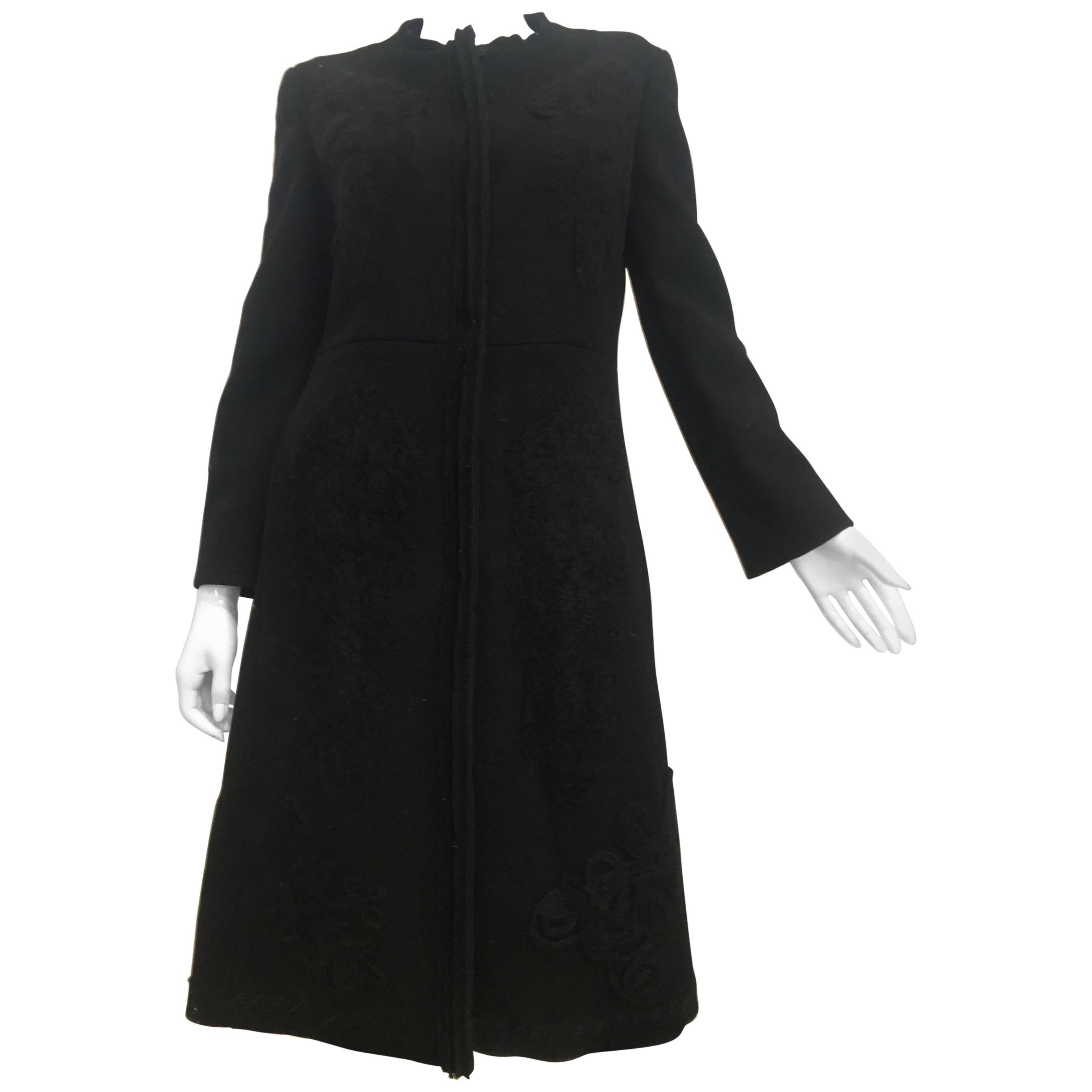 Regal Floral Applique Coat