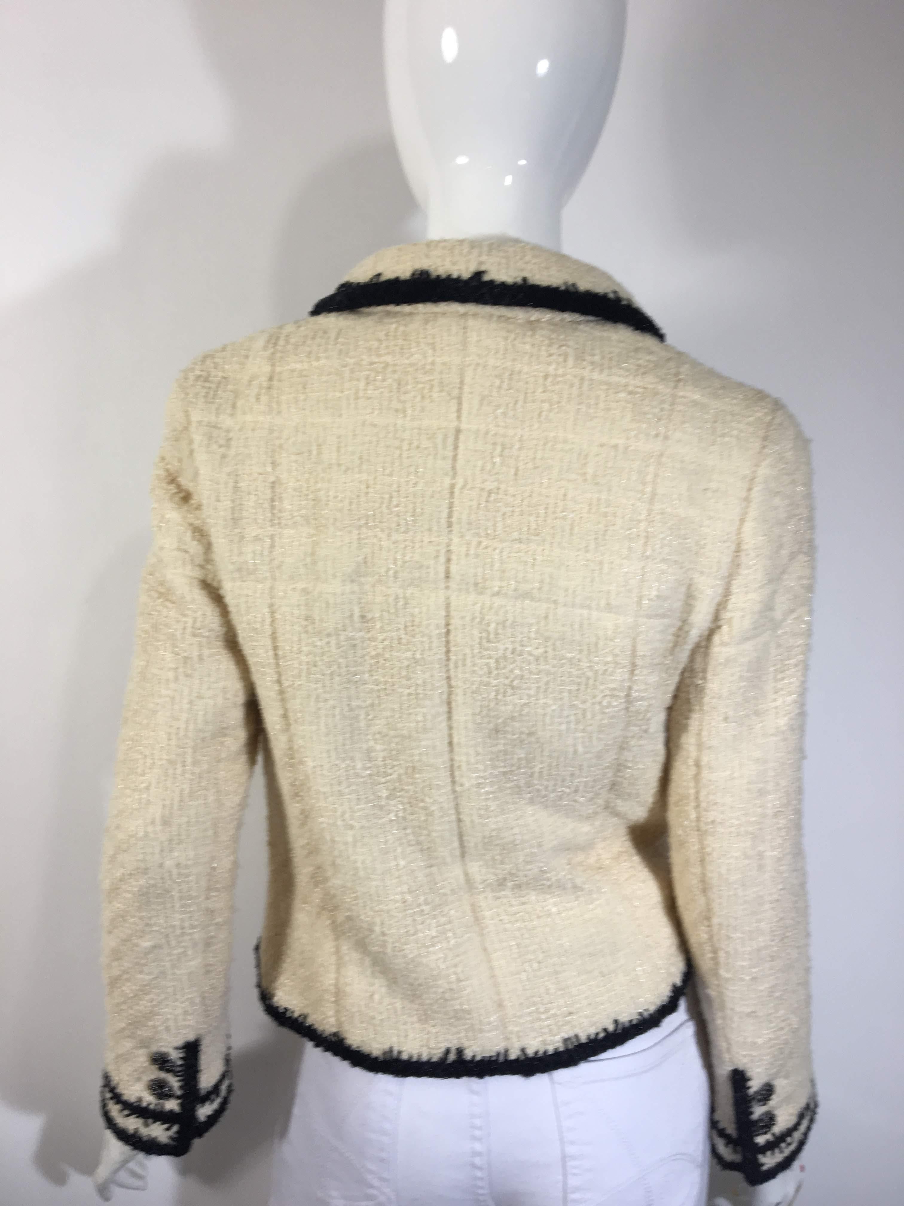Chanel Textured Wool Jacket  1