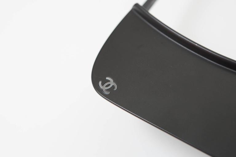 chanel visor sunglasses
