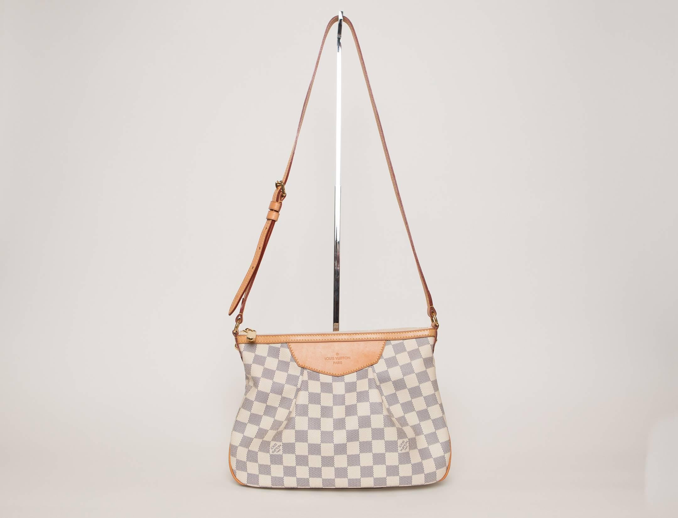 Louis Vuitton Siracusa Damier Azur Shoulder Bag 2